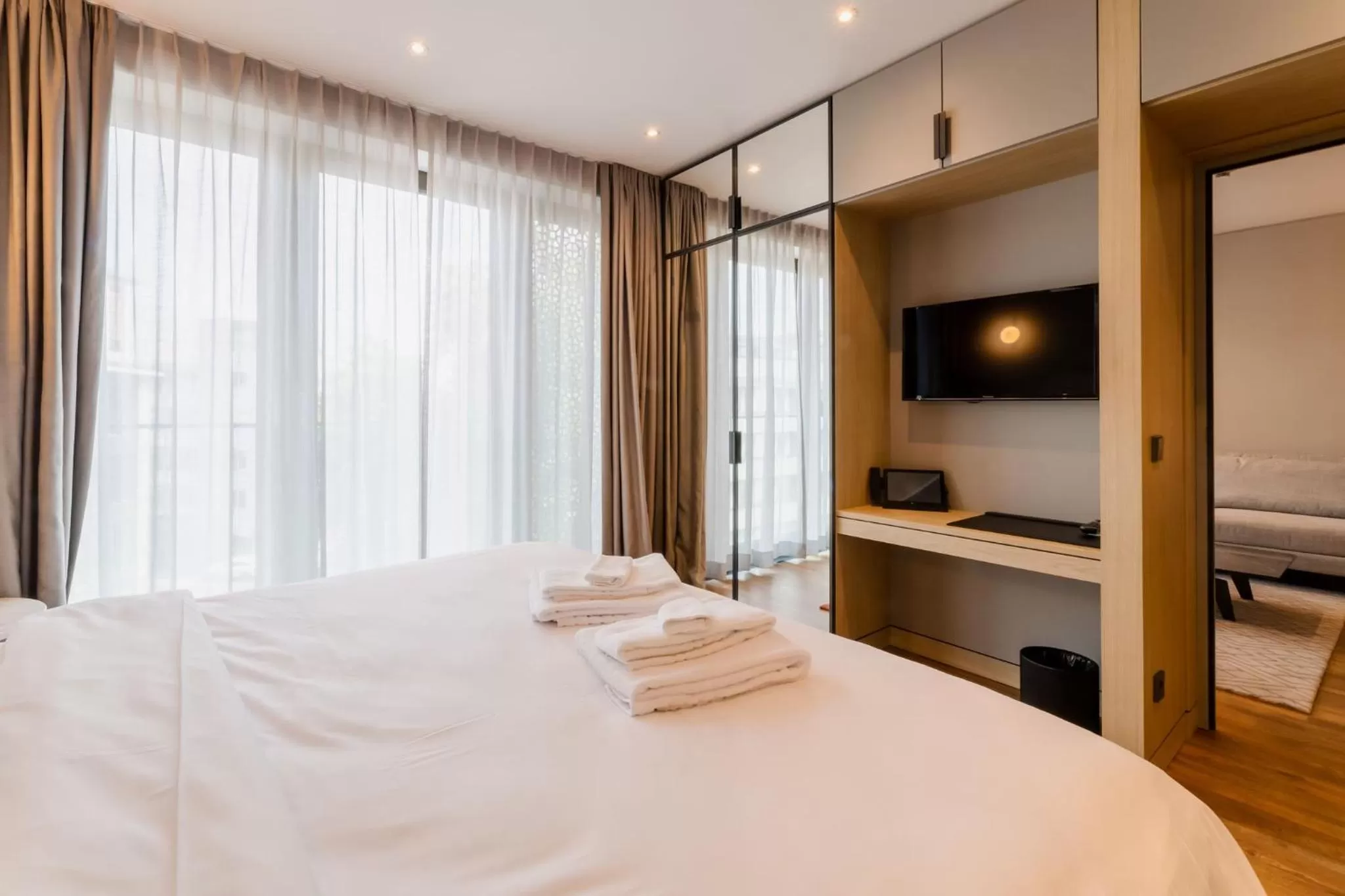 Photo of the whole room, Bed in Fourty Three Luxury Serviced Apartments