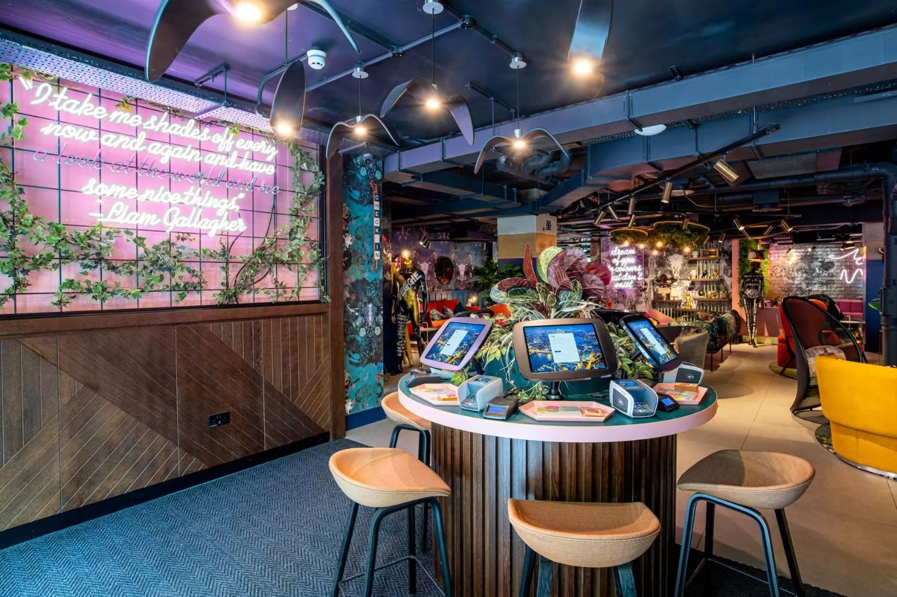 Lobby or reception in YOTEL Manchester Deansgate