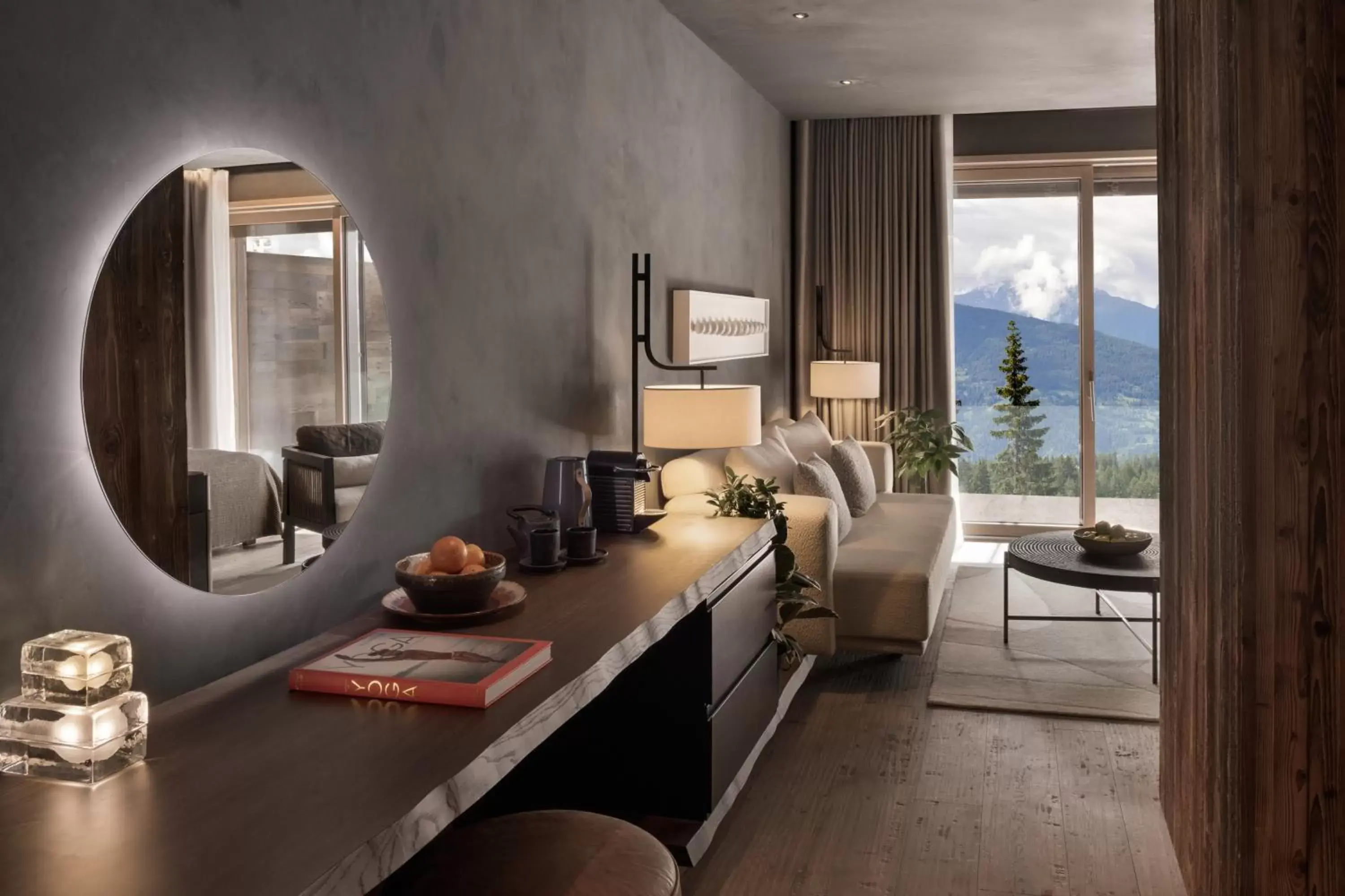 Bedroom in Six Senses Crans-Montana