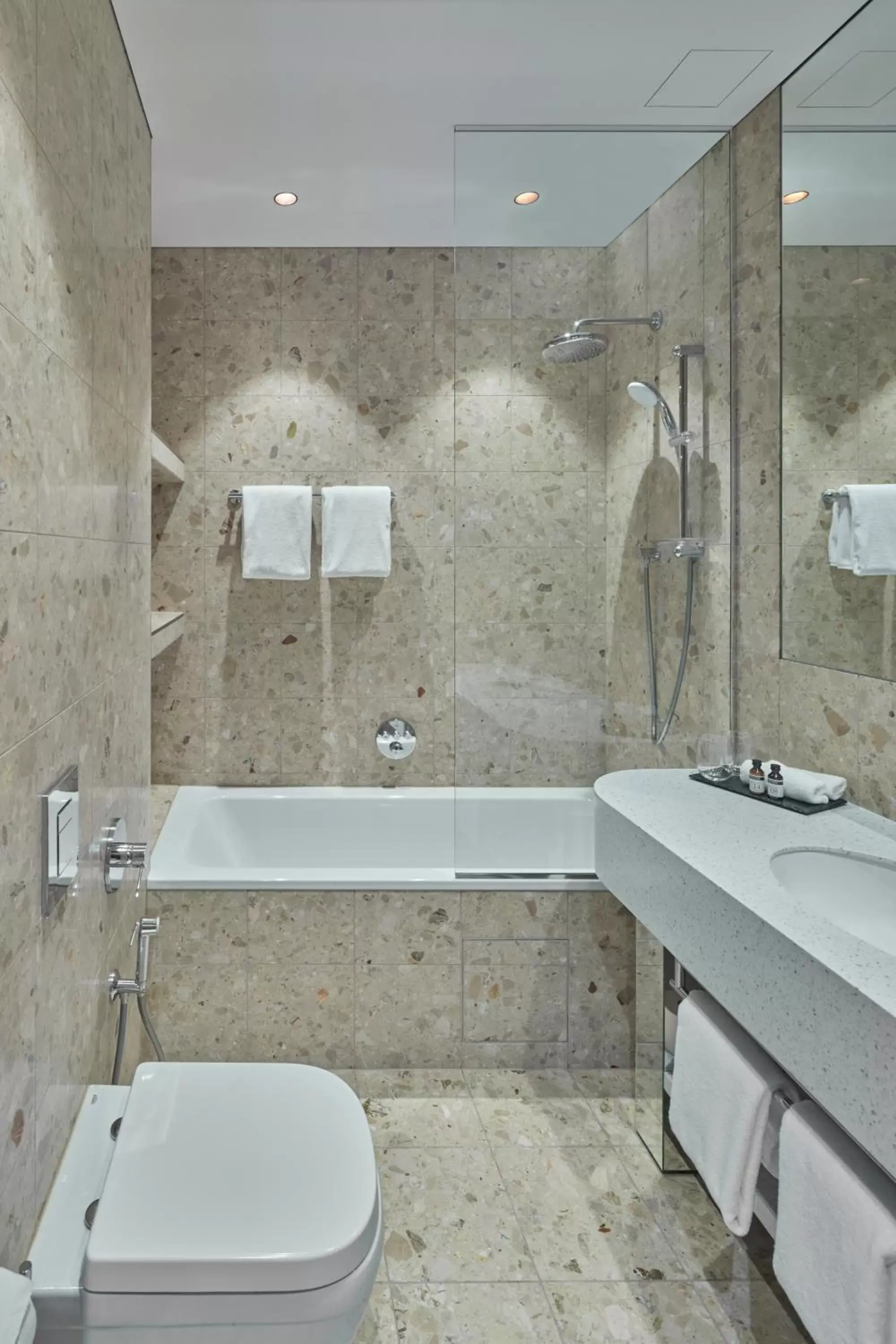 Shower, Bathroom in Neringa Hotel