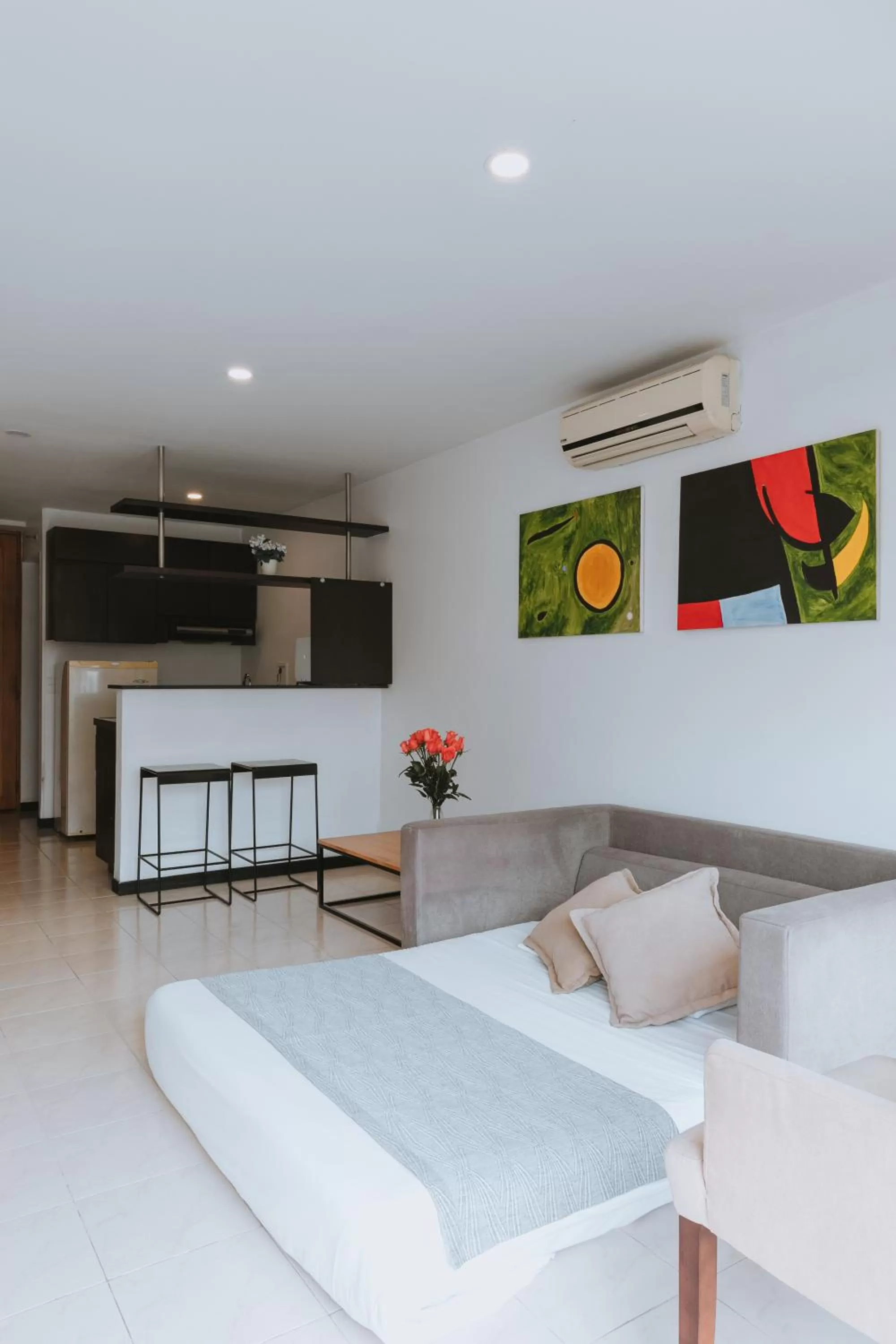 Living room in Travelers Orange Suites