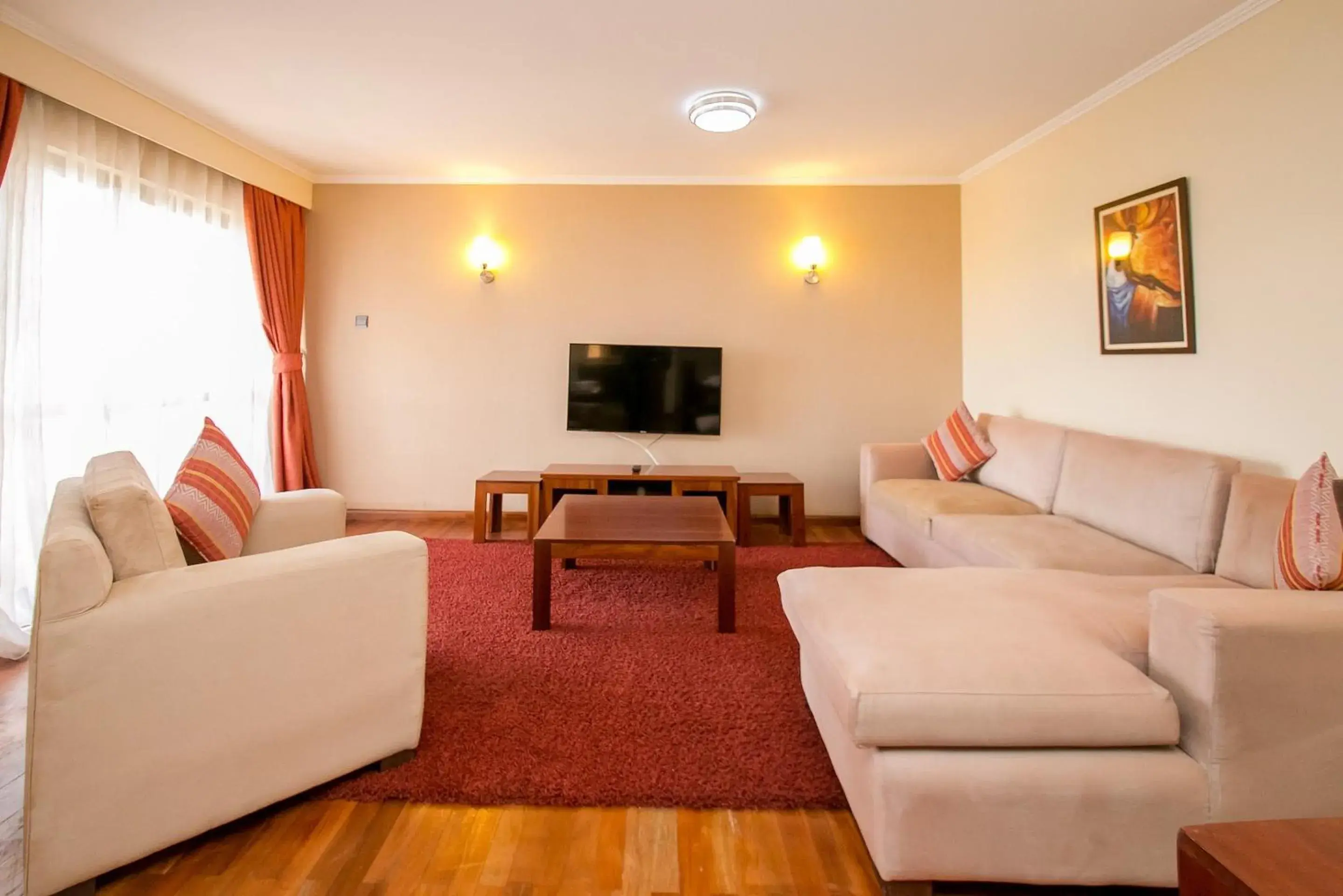 Living room, Seating Area in Waridi Paradise Hotel and Suites