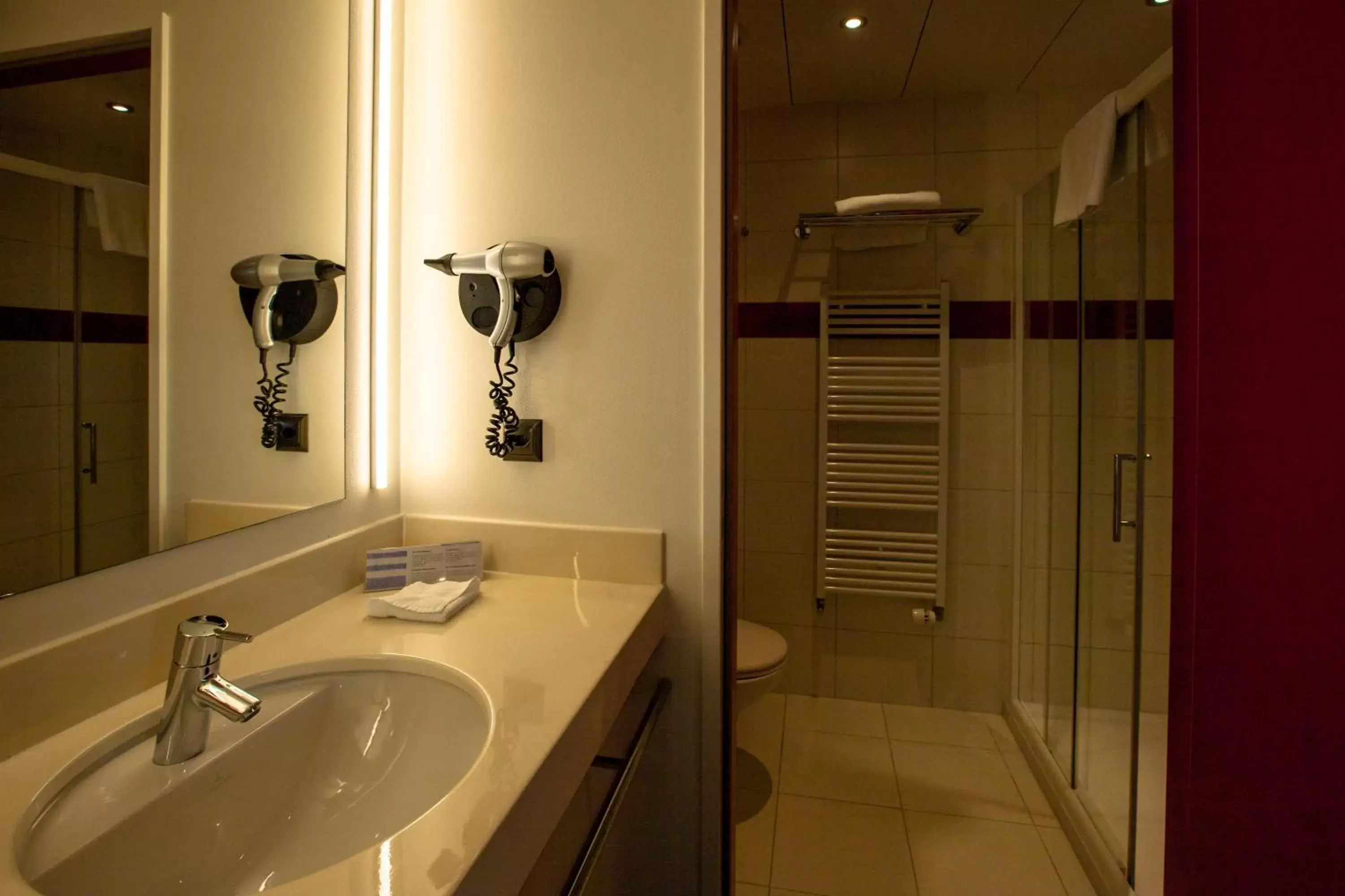 Shower, Bathroom in Airport Hotel Basel - Convenient & Friendly