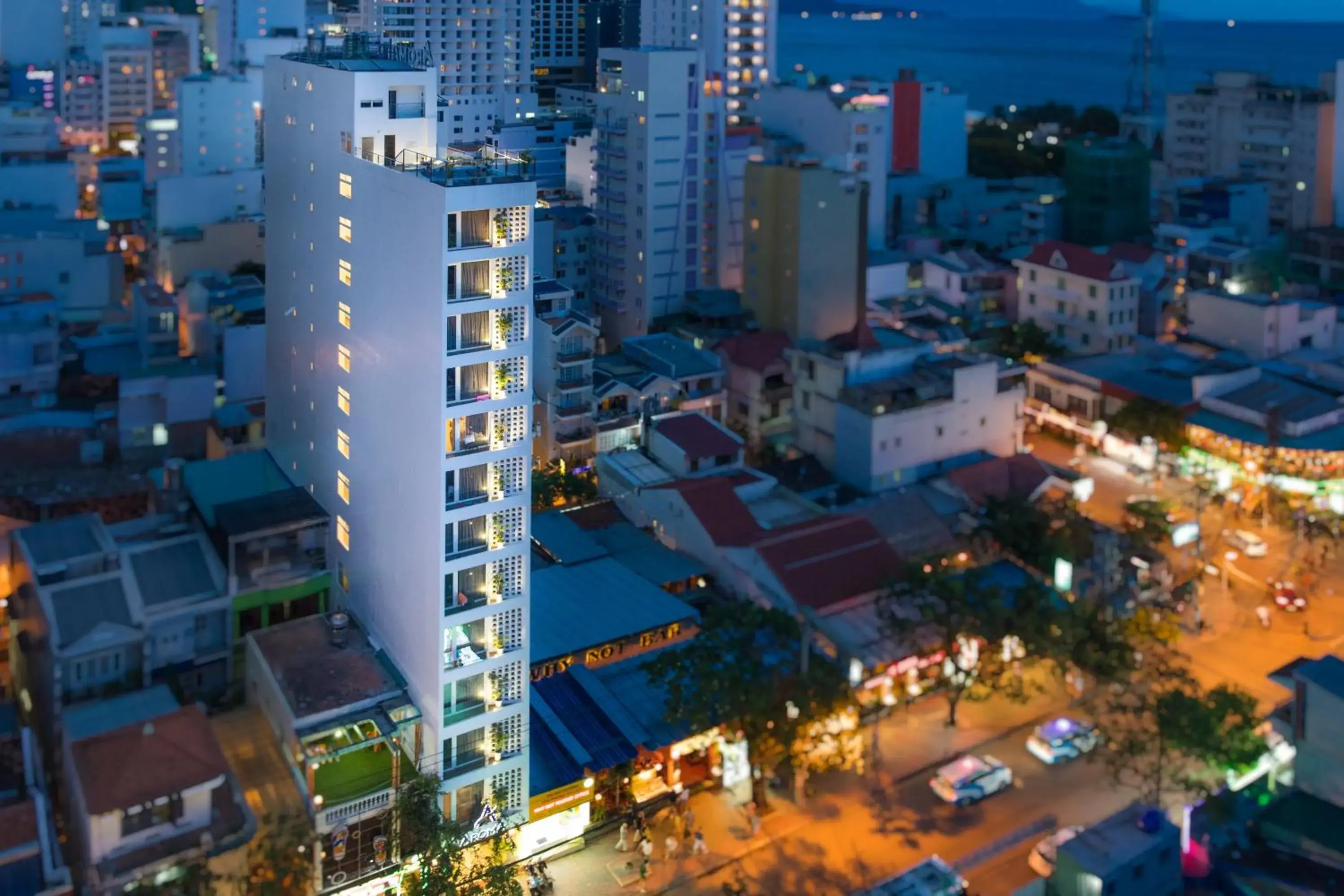 On site, Bird's-eye View in Aroma Nha Trang Boutique Hotel