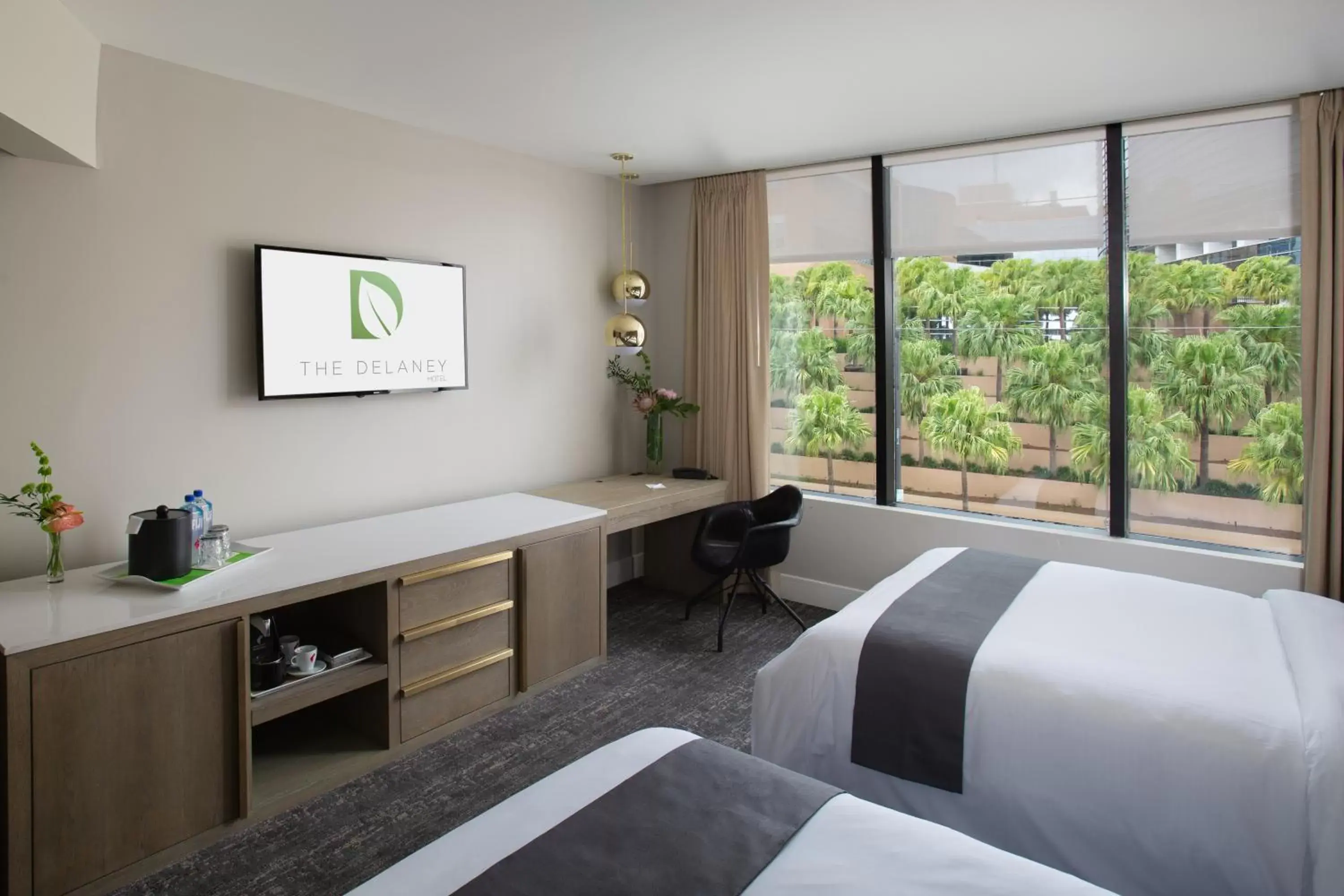 Plush Deluxe Double Queen in The Delaney Hotel Plush Deluxe Double Queen in The Delaney Hotel