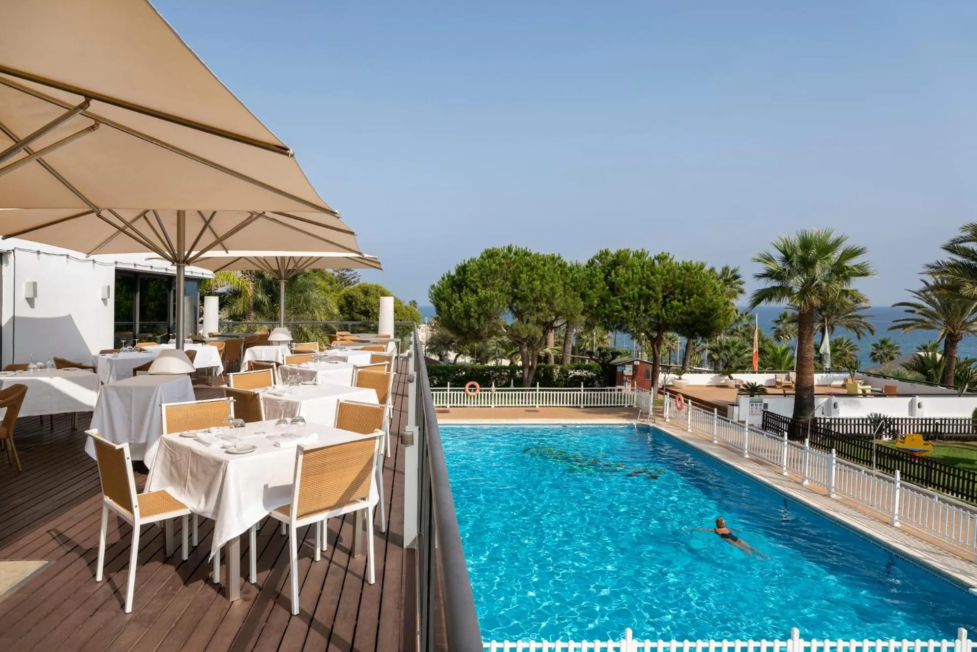 Swimming pool in Parador de Mojácar