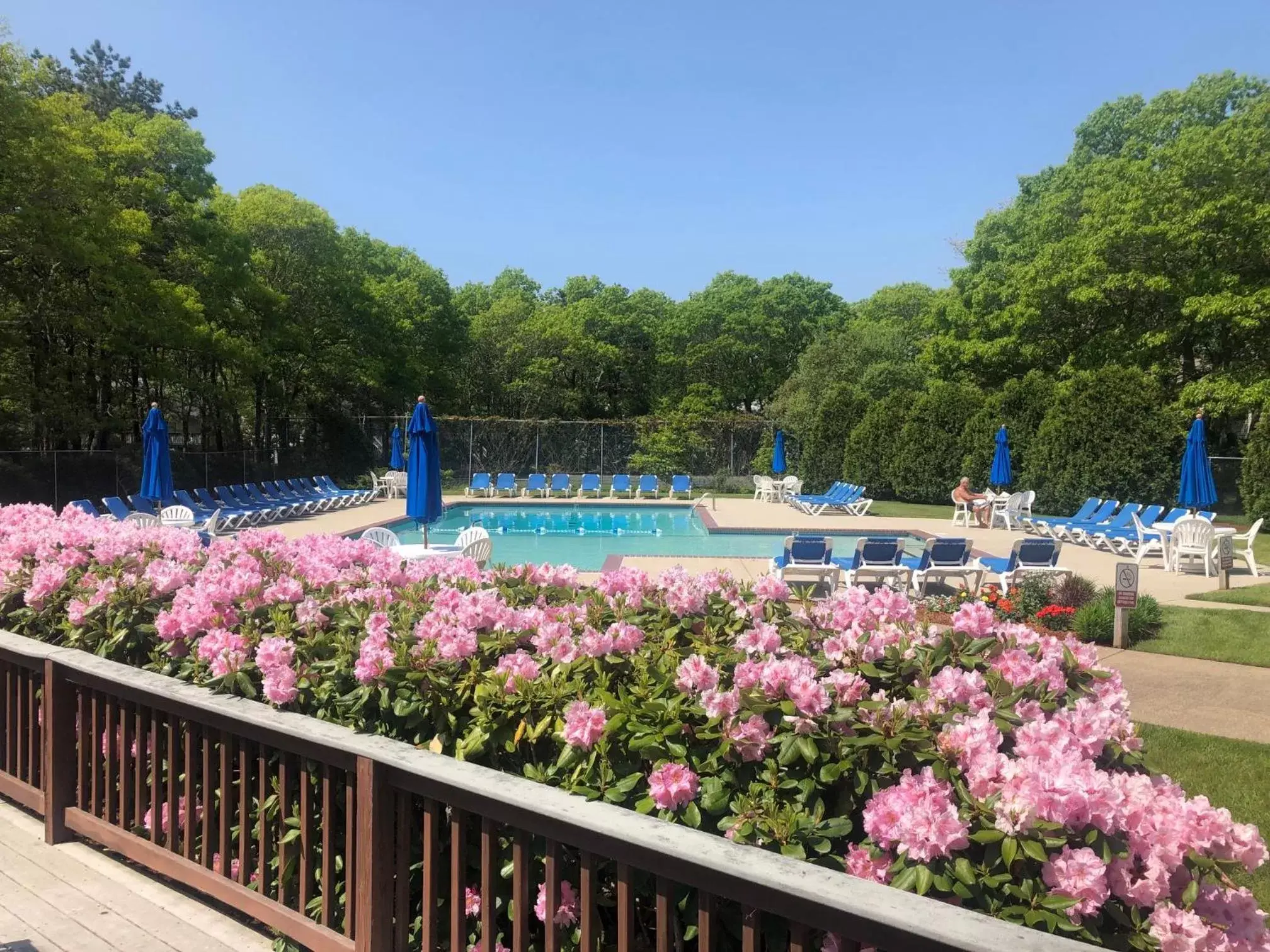 Swimming pool in Sea Mist Resort, a VRI resort