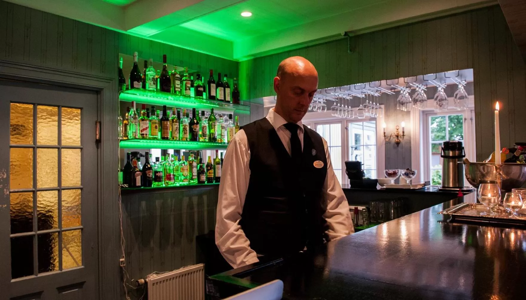 Lounge or bar in Hotel Kong Carl - Unike Hoteller