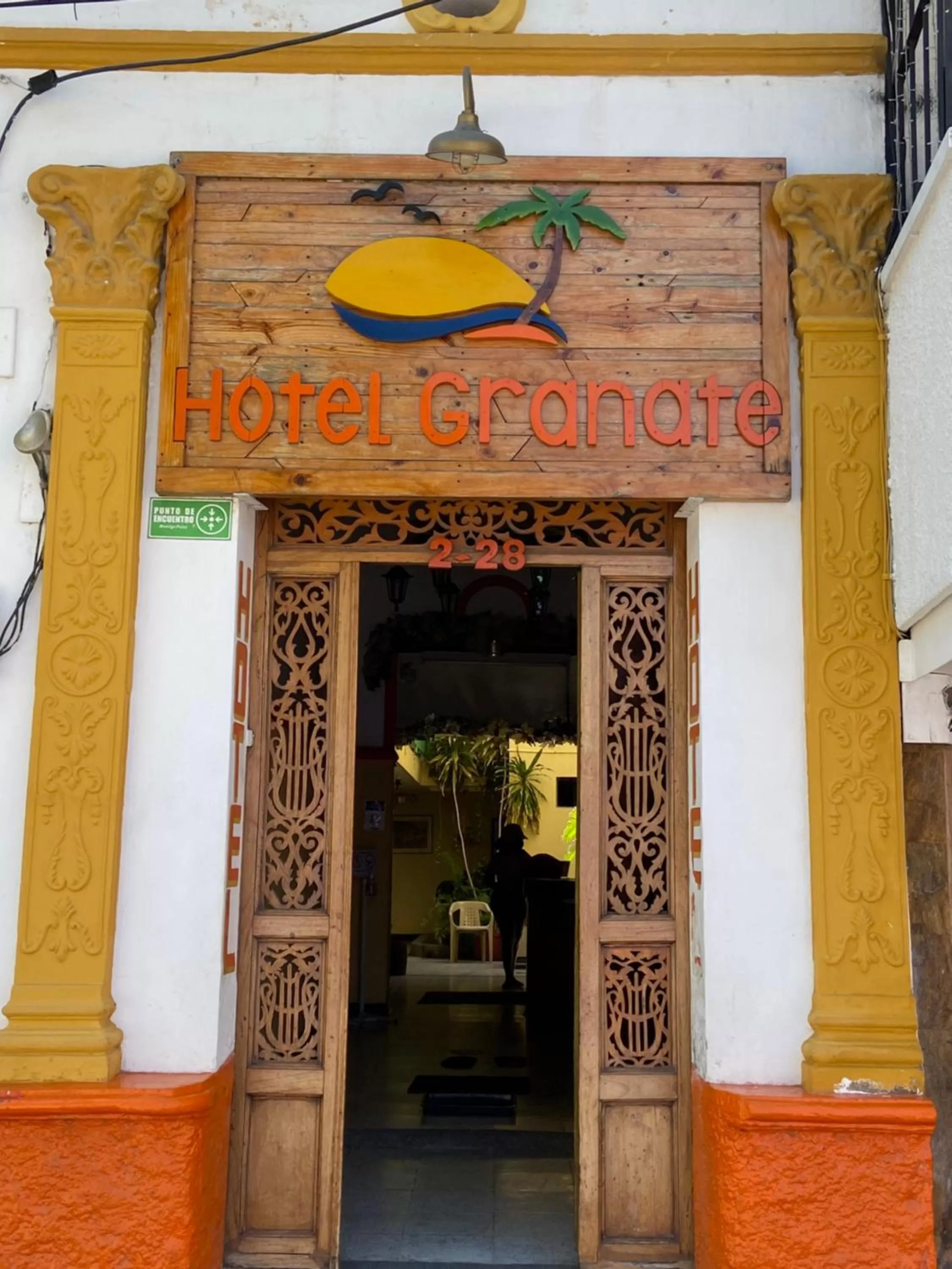 Facade/entrance in Hotel Granate