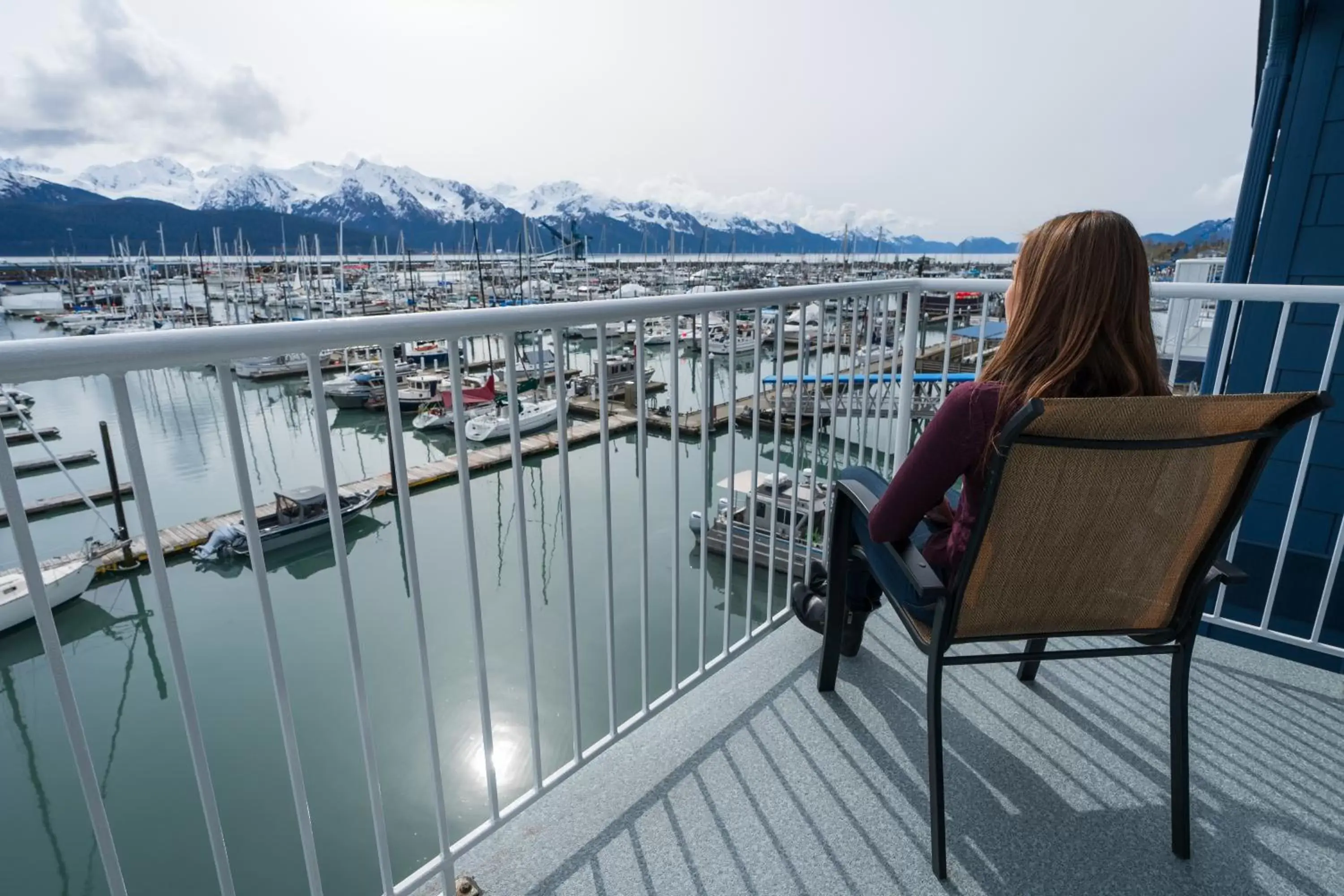 Balcony/Terrace in Harbor 360 Hotel Seward