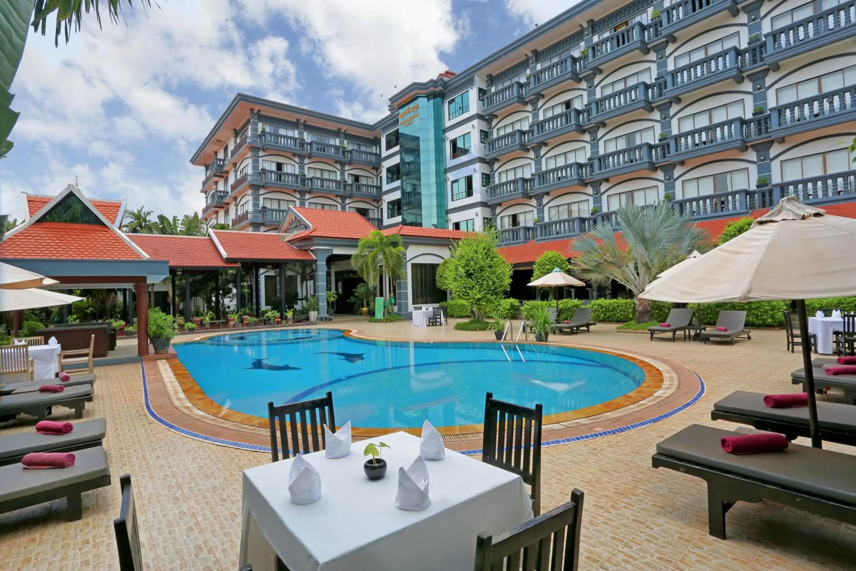 Property building, Swimming Pool in Lucky Angkor Hotel & Spa