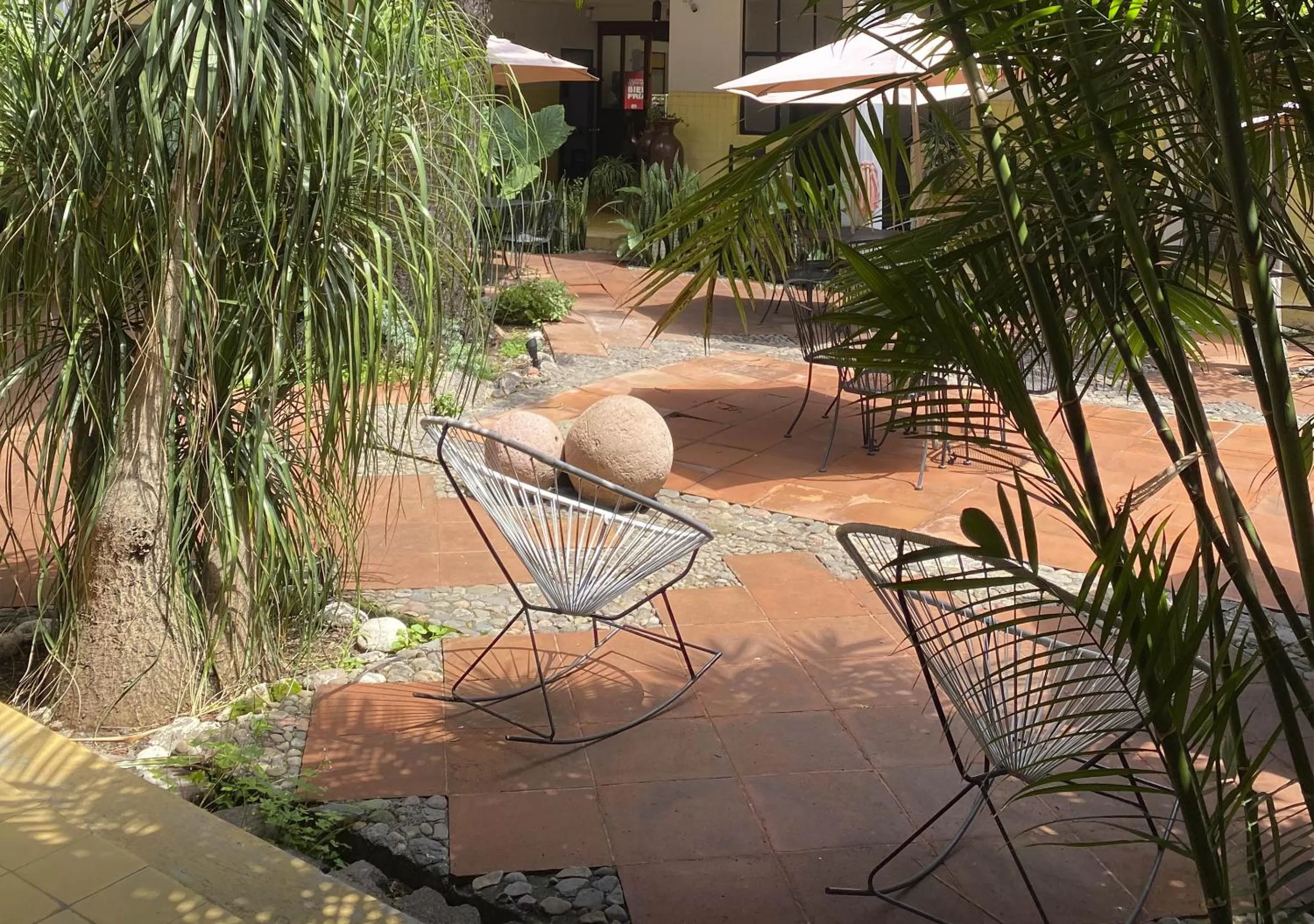 Patio in Hotel Allende Morelia