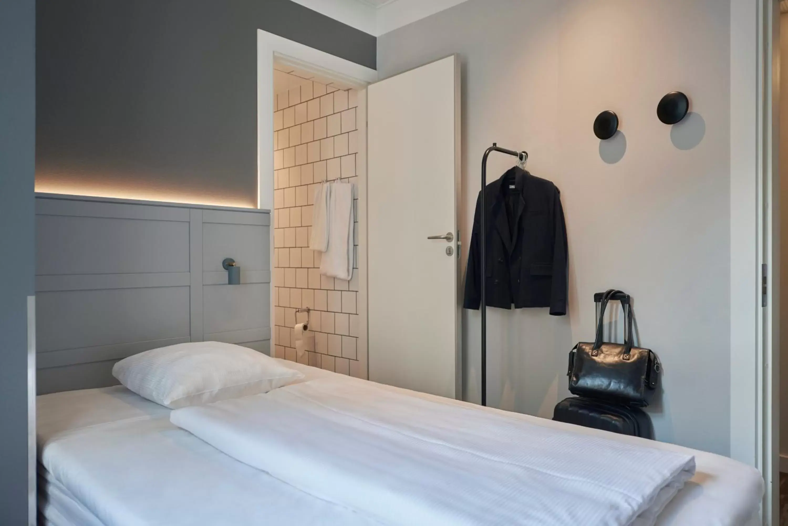 Bed in Zleep Hotel Copenhagen City