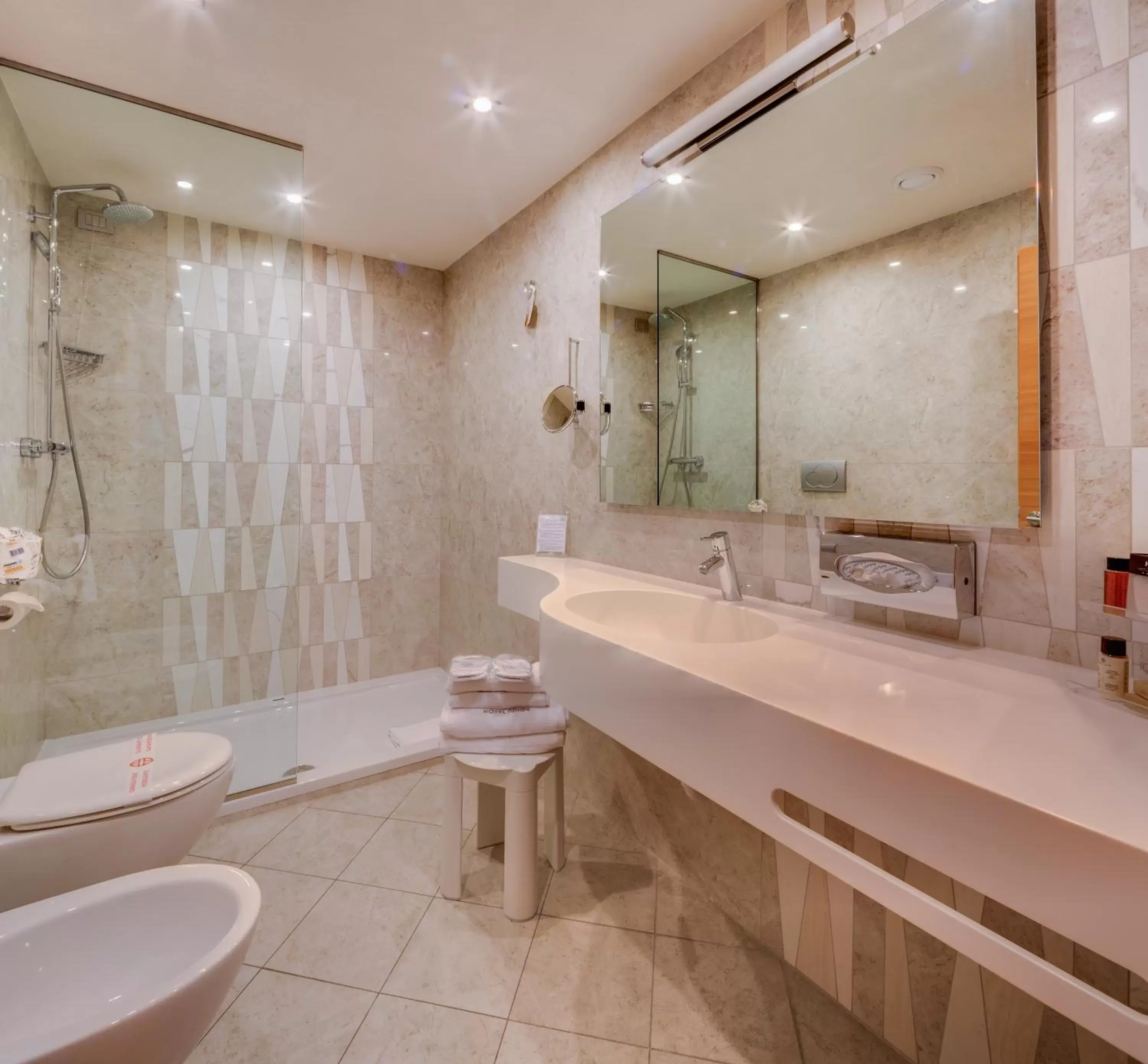 Shower, Bathroom in Best Western Hotel Adige
