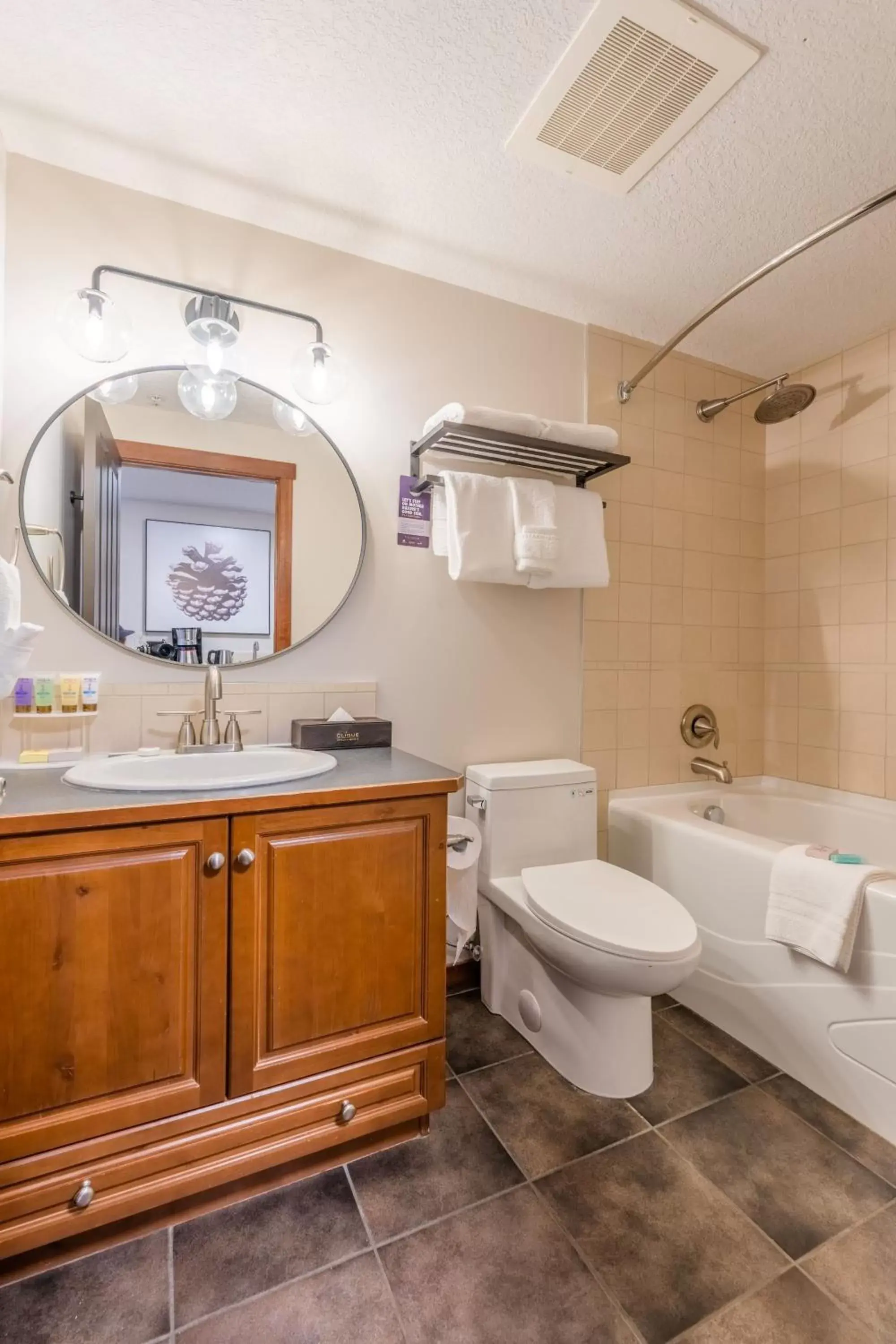 Bathroom in Blackstone Mountain Lodge by CLIQUE