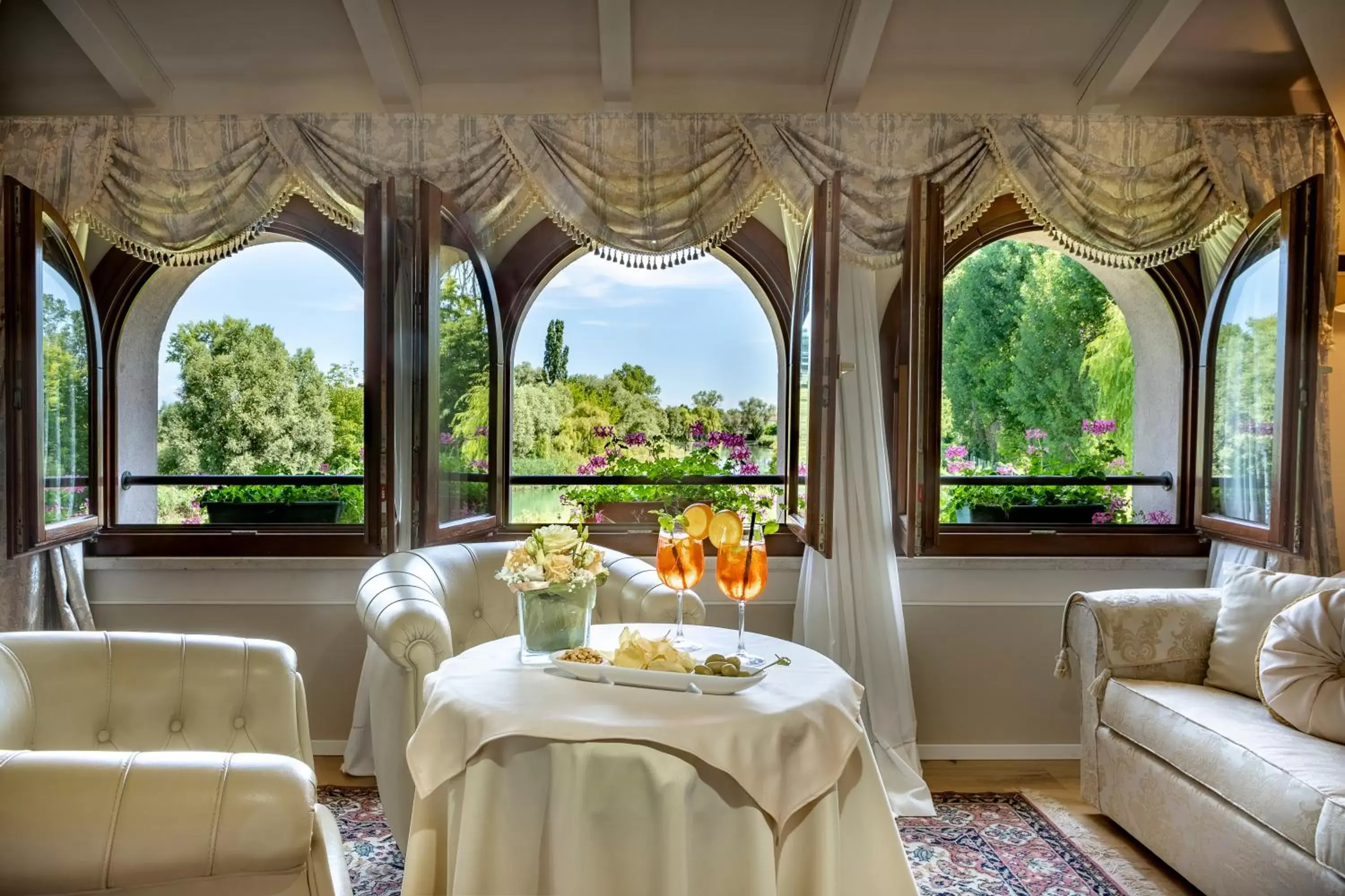 Living room in Borgo Cà dei Sospiri