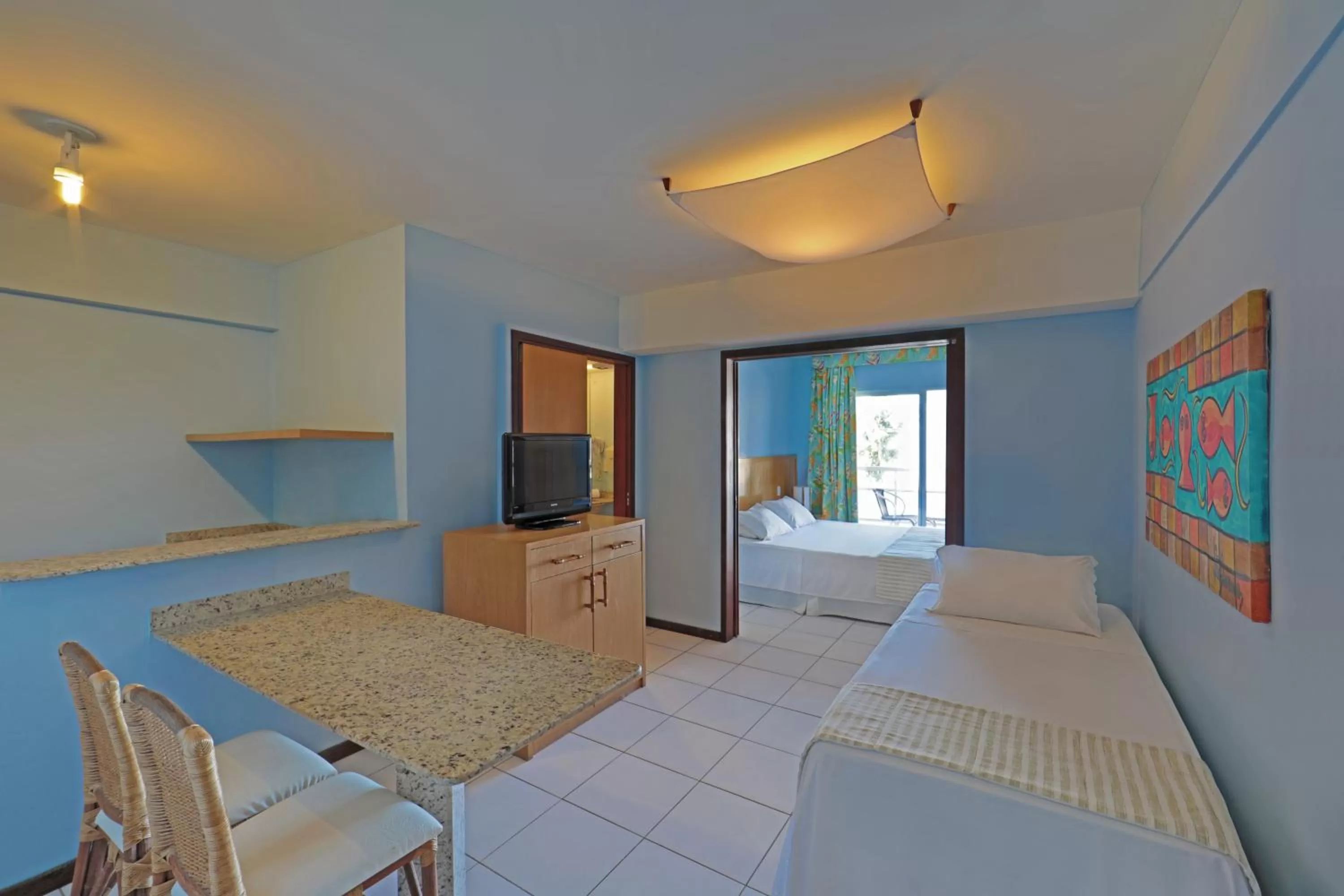 Bed in Vip Praia Hotel