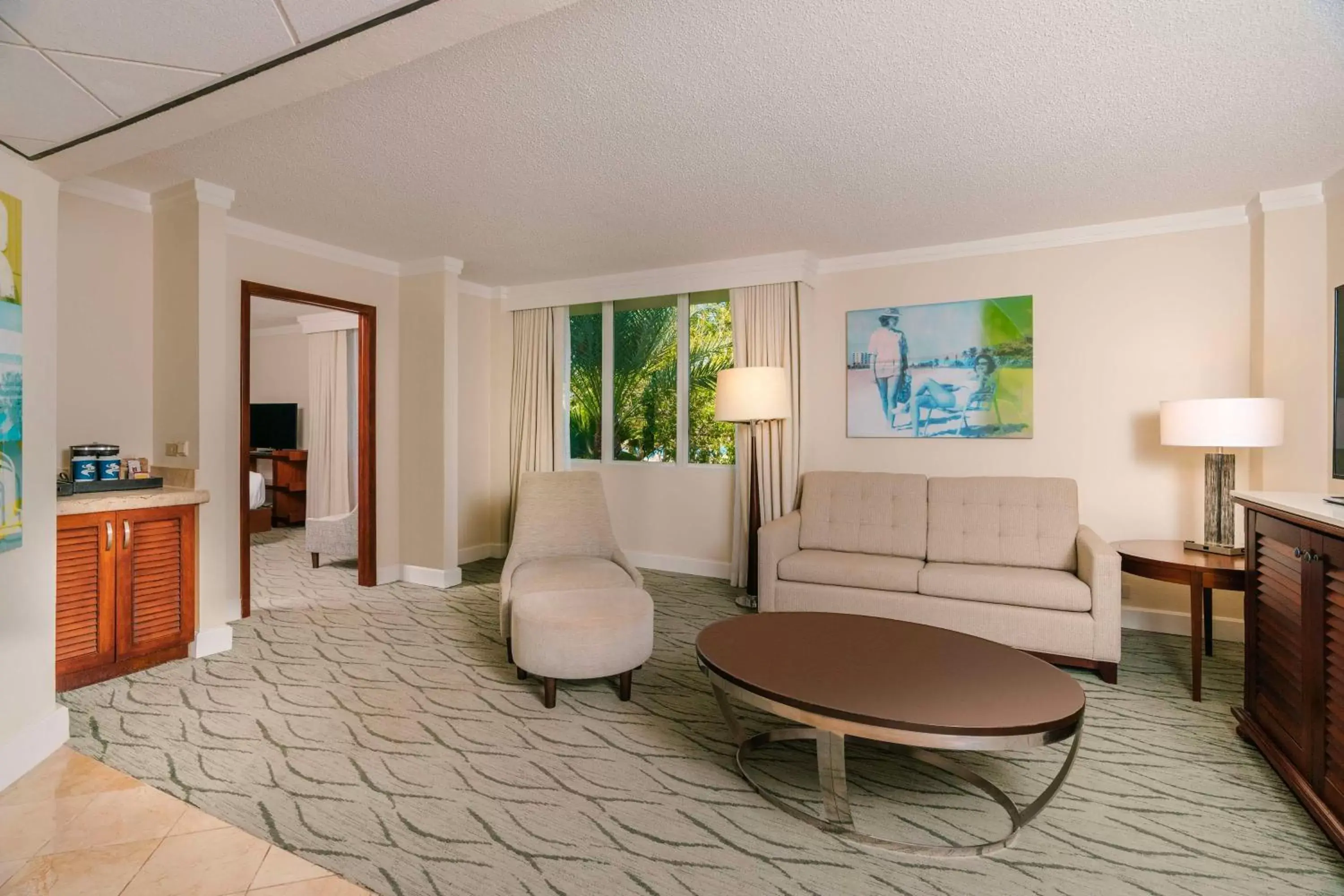 Living room, Seating Area in Hilton Aruba Caribbean Resort & Casino
