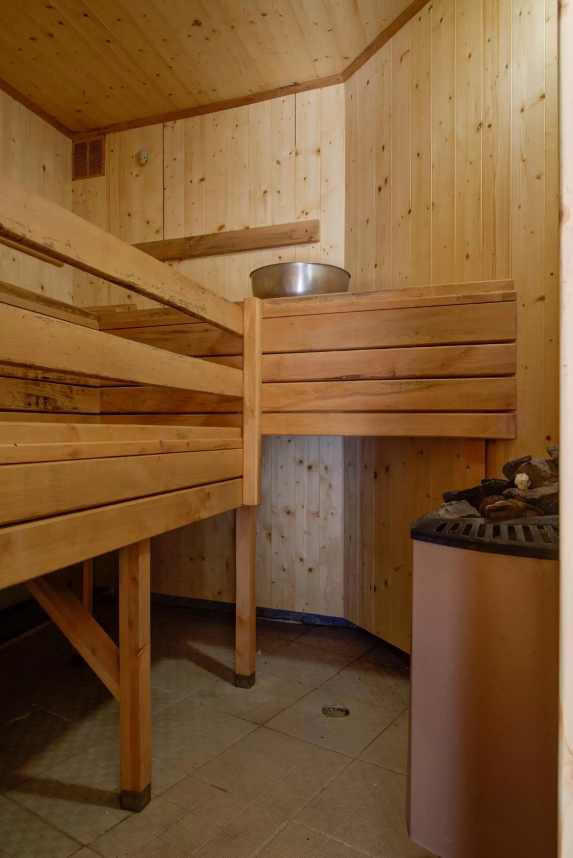 Sauna in Choromar Apartments