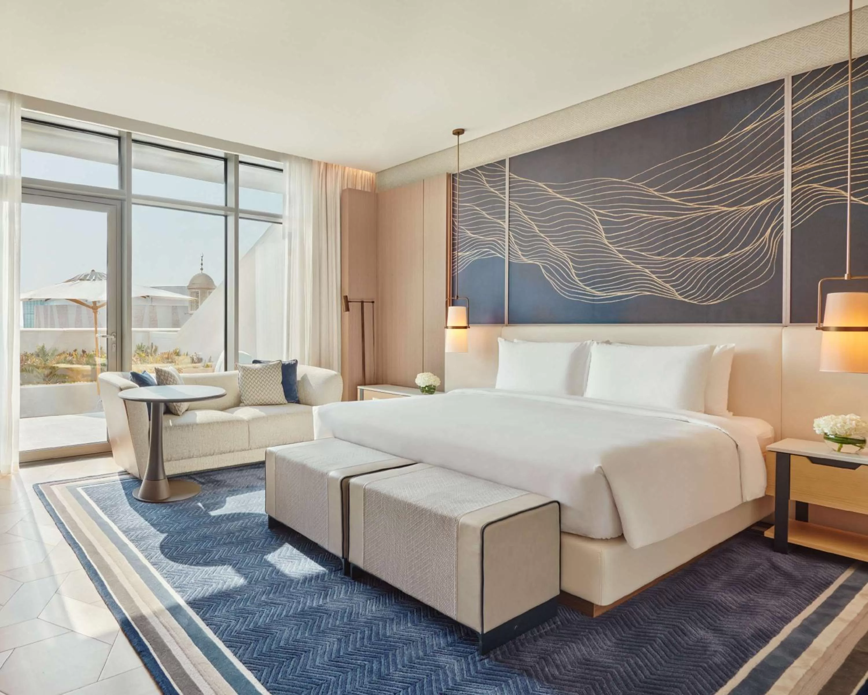 Bedroom, Bed in Grand Hyatt Kuwait