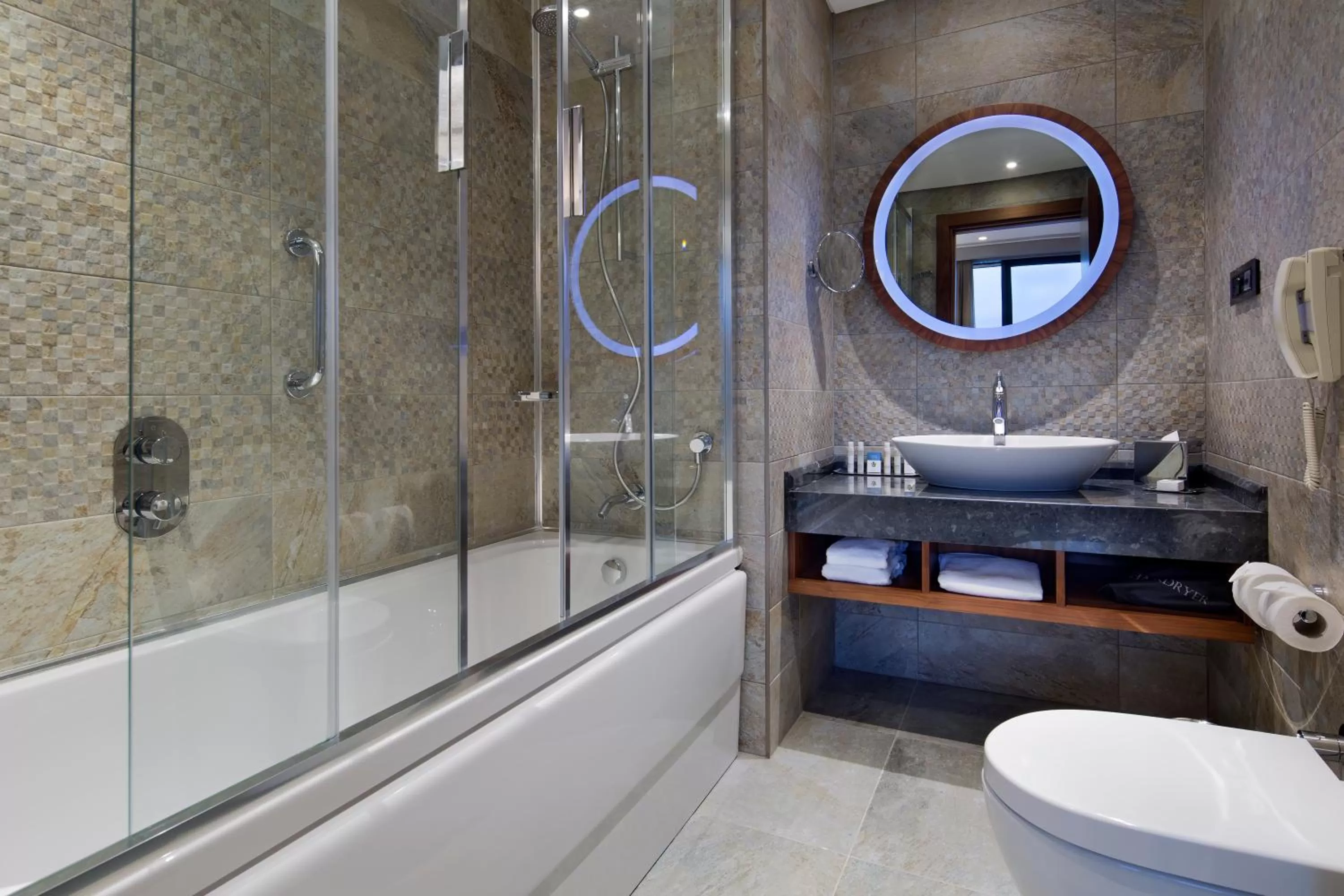 Bathroom in DoubleTree by Hilton Istanbul - Piyalepasa