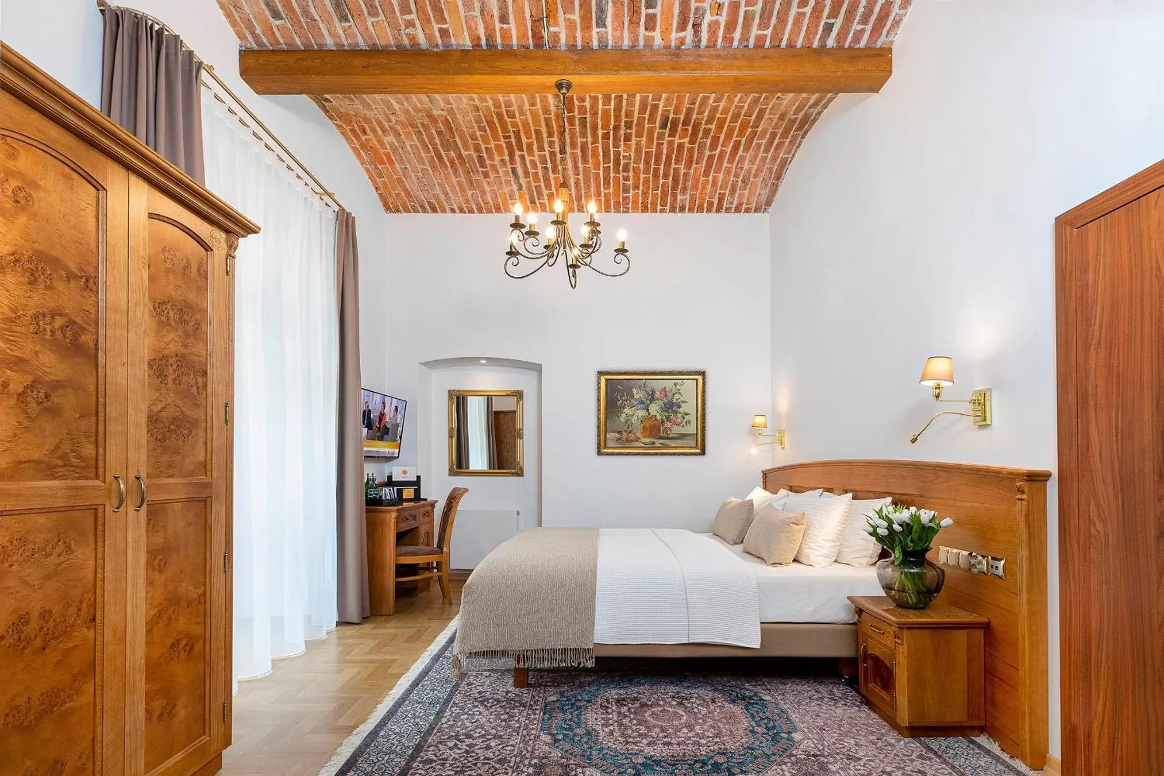 Bed in Ventus Rosa Boutique Aparthotel Bed in Ventus Rosa Boutique Aparthotel