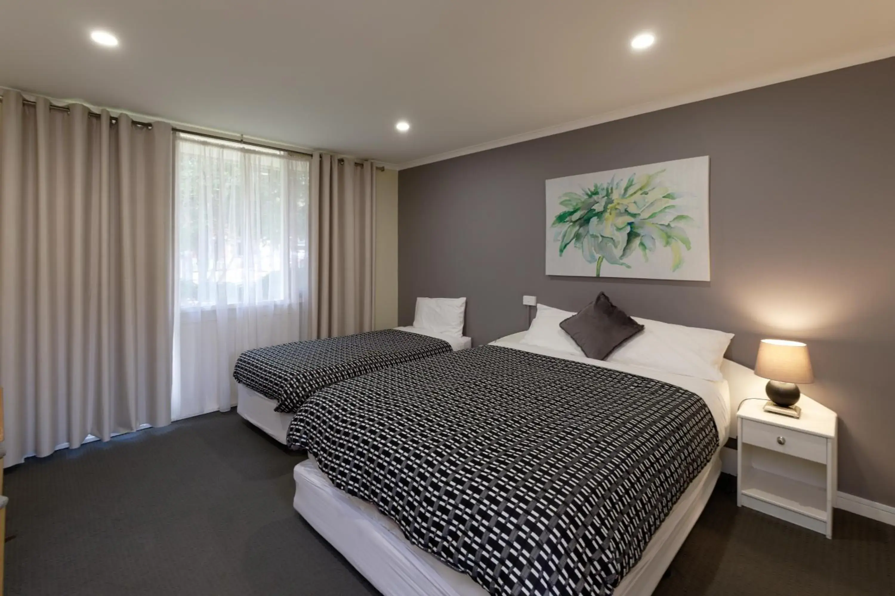 Bedroom, Bed in Keilor Motor Inn