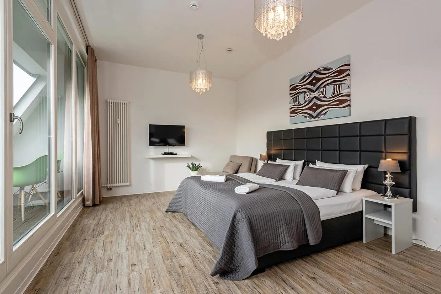 Bed in Apartments Rosenthal Residence