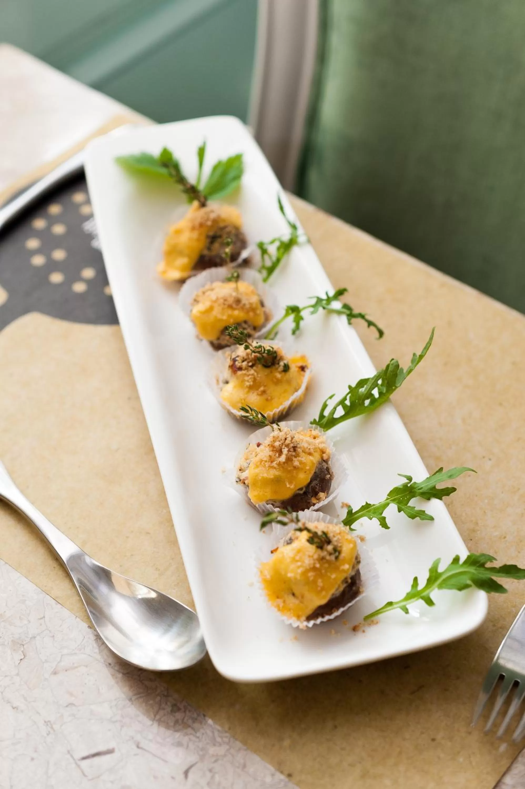 Food close-up in The Corner Courtyard