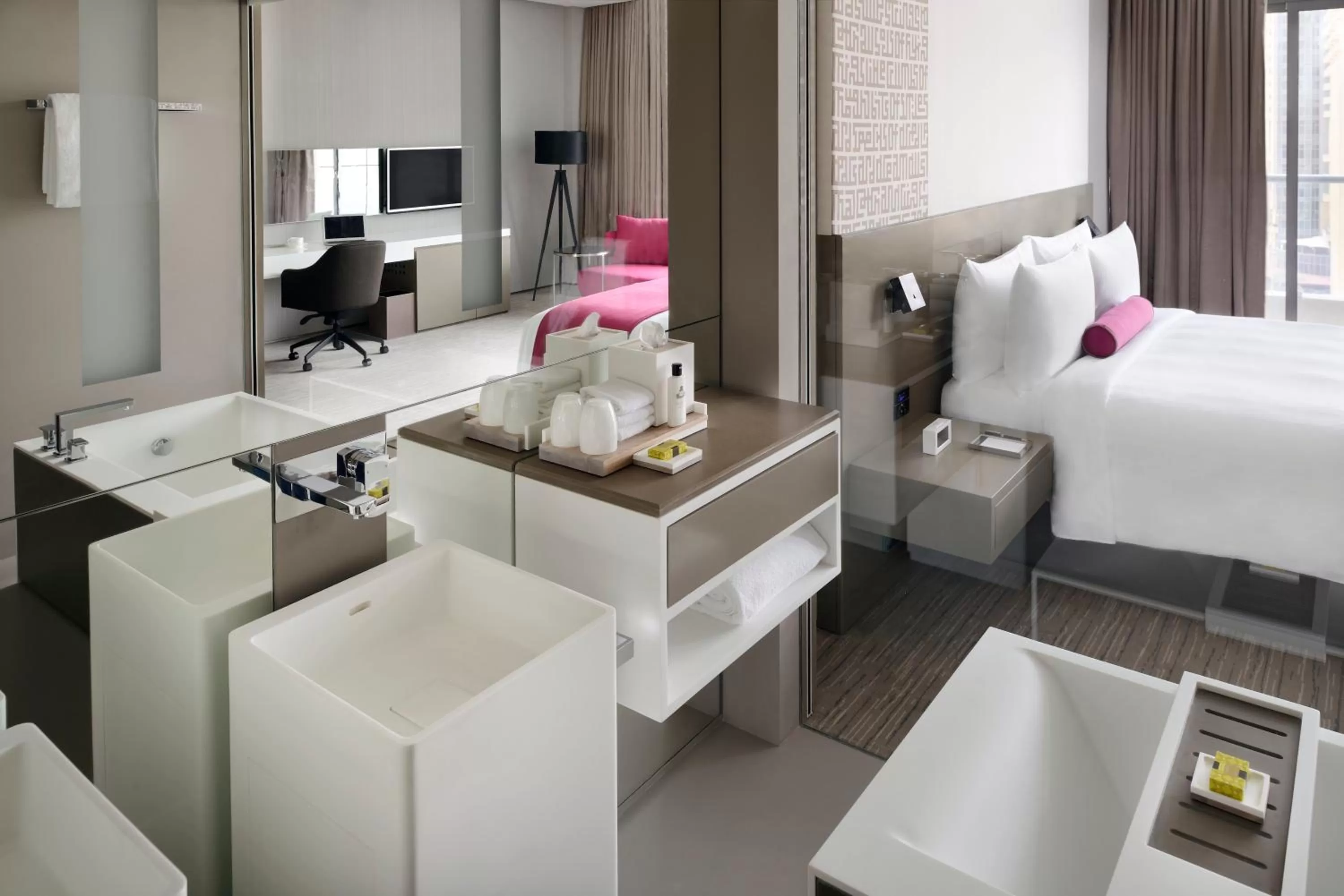 Bedroom, Bed in InterContinental Dubai Marina by IHG