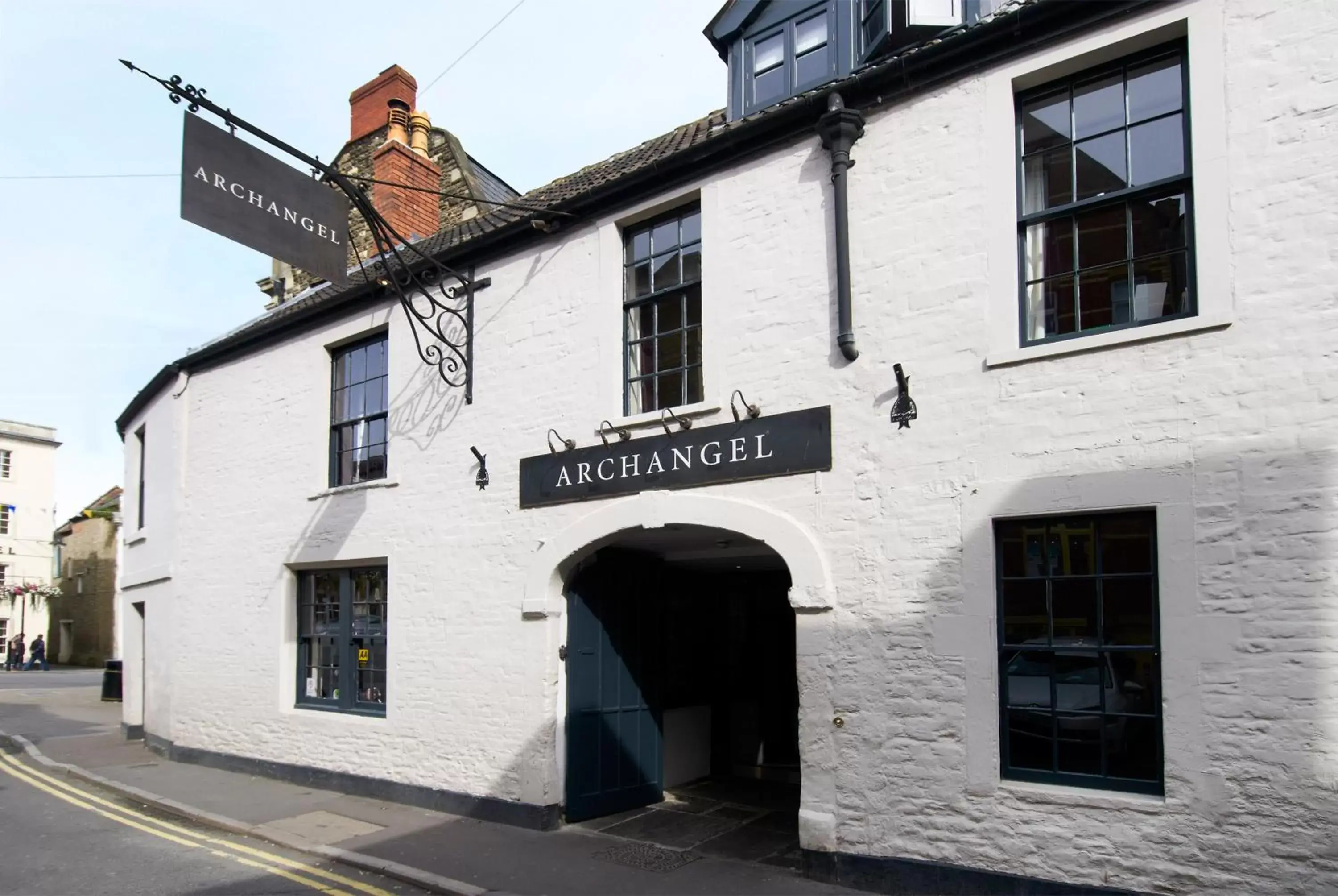 Facade/entrance, Property Building in The Archangel,Restaurant & Bar with Rooms