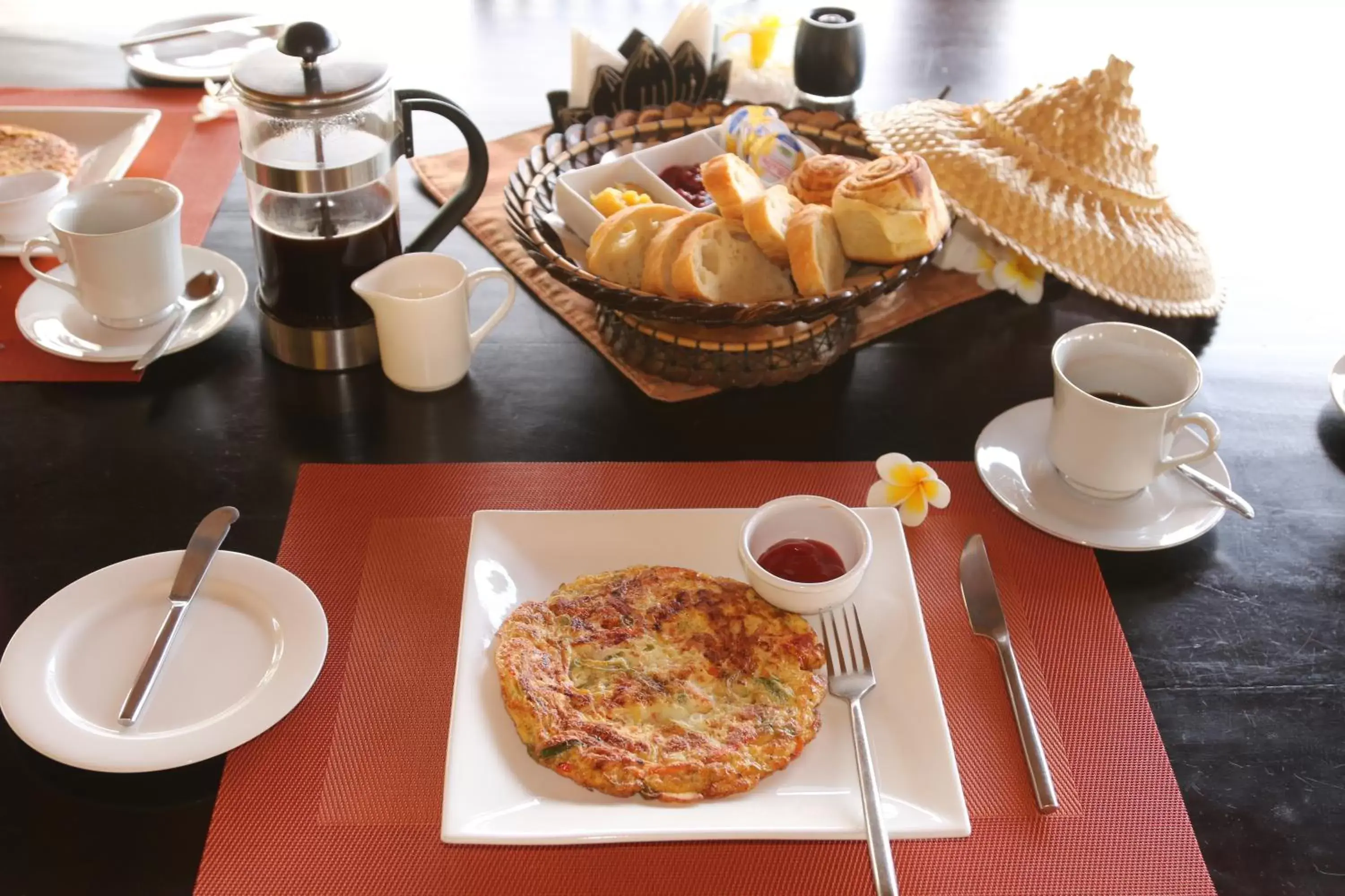 American breakfast, Breakfast in Puri Mangga Sea View Resort and Spa