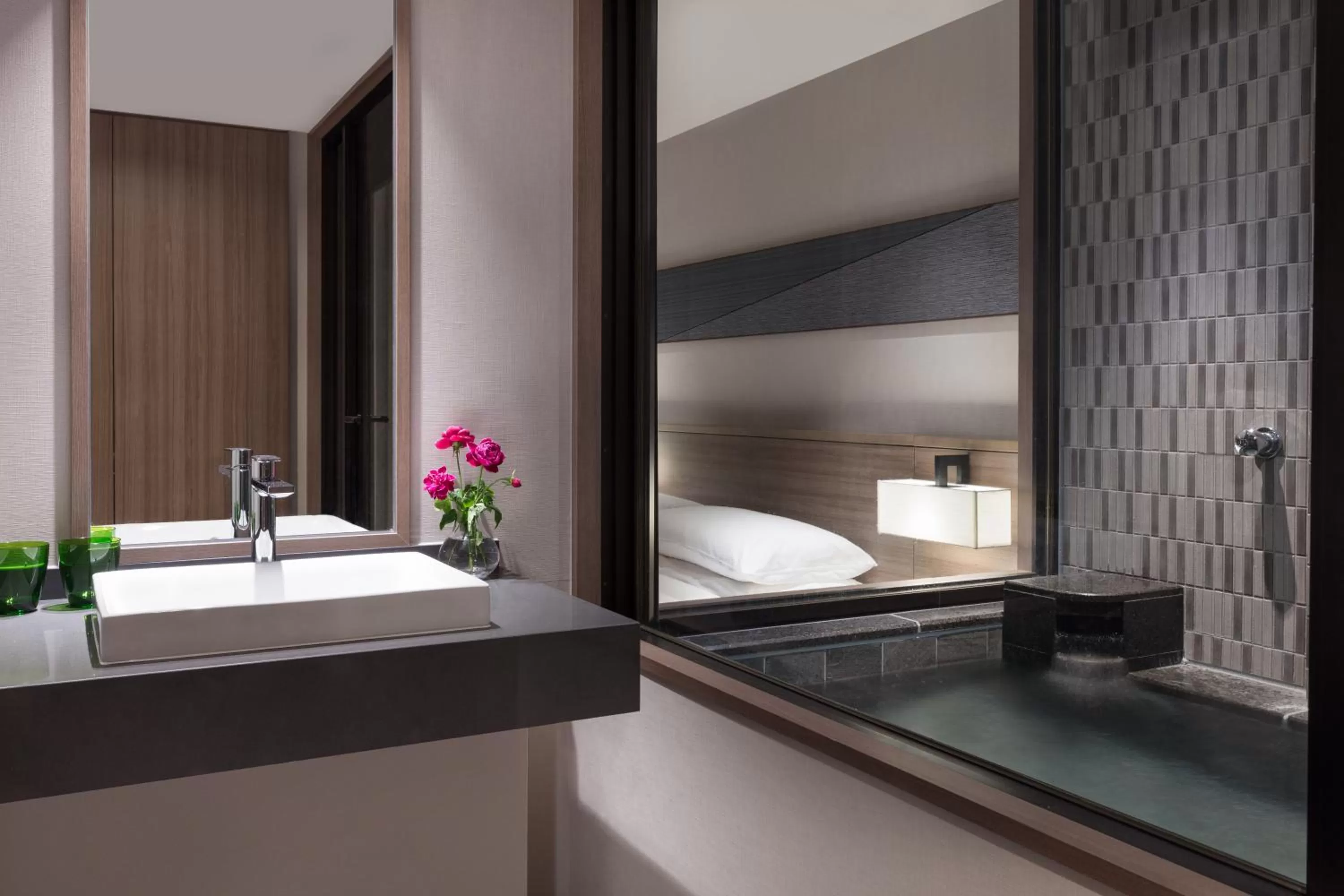 Bathroom, Bed in Izu Marriott Hotel Shuzenji