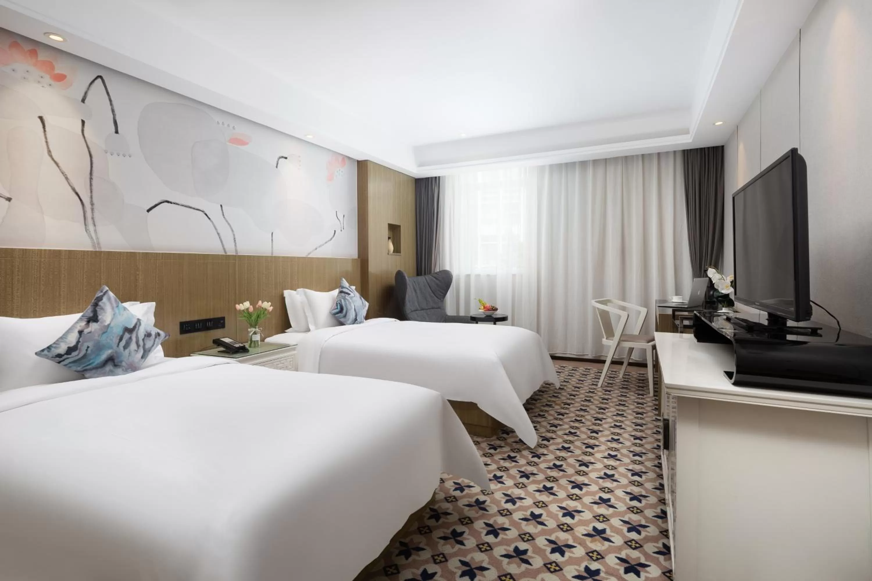 Photo of the whole room, Bed in Paco Hotel Gangding Metro Guangzhou