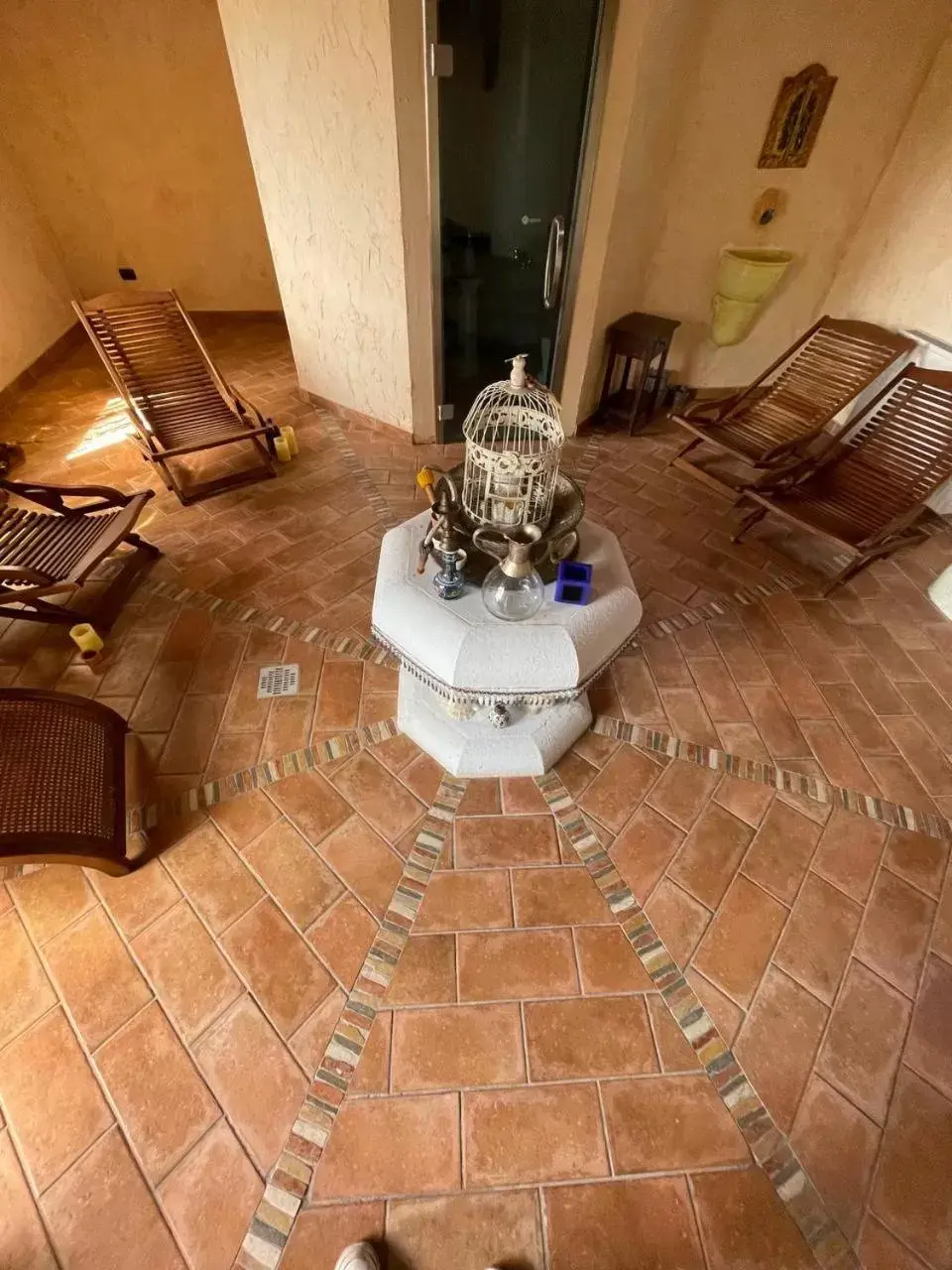 Seating Area in Hammam Rooms and Restaurant, Cagliari, Senorbí