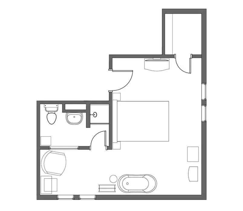 Floor plan in Edwards House