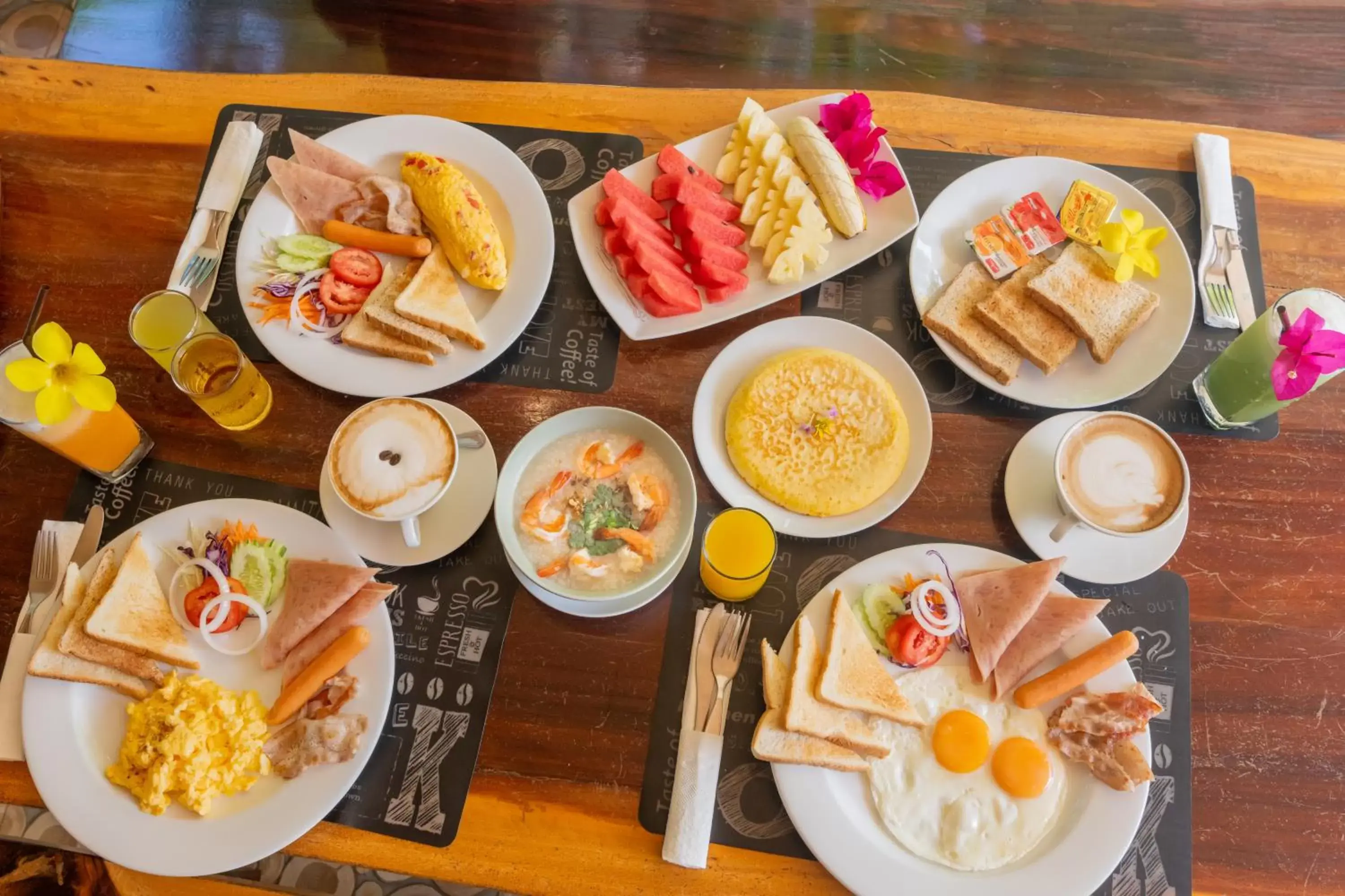 Breakfast in Khao Sok River Home Resort