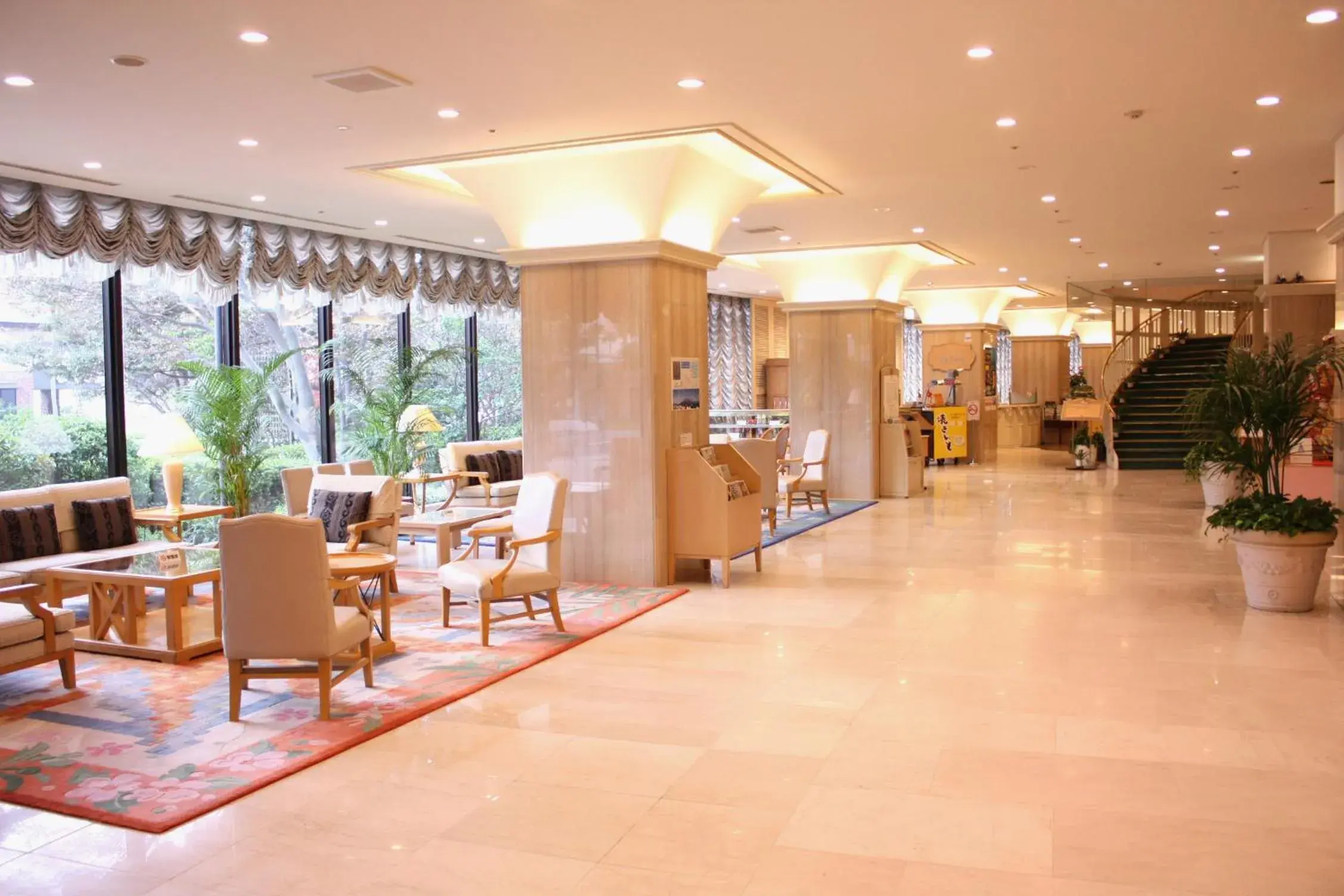 Lobby or reception in Kagoshima Sun Royal Hotel