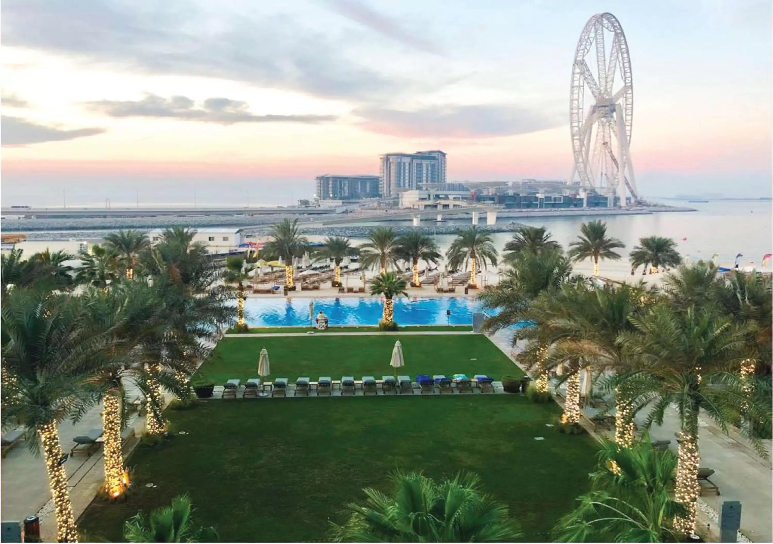 Pool View in DoubleTree by Hilton Dubai Jumeirah Beach