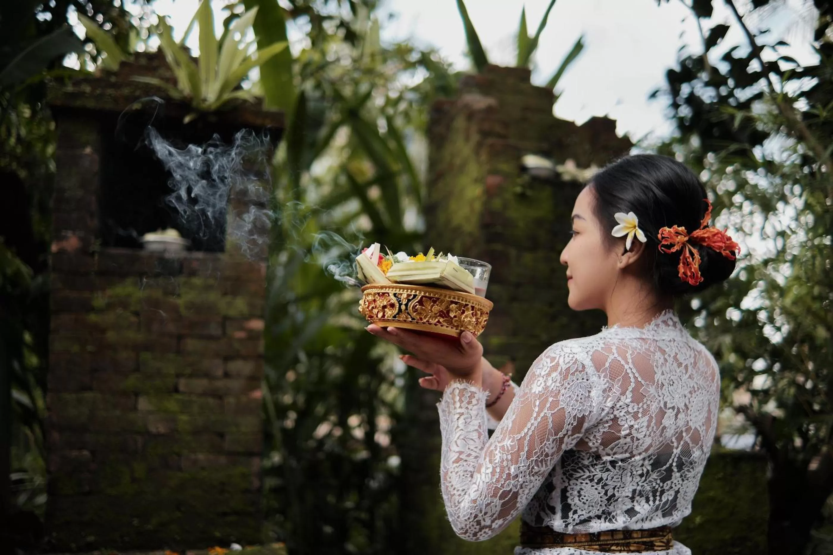 Staff in Joglo Organik Guesthouse