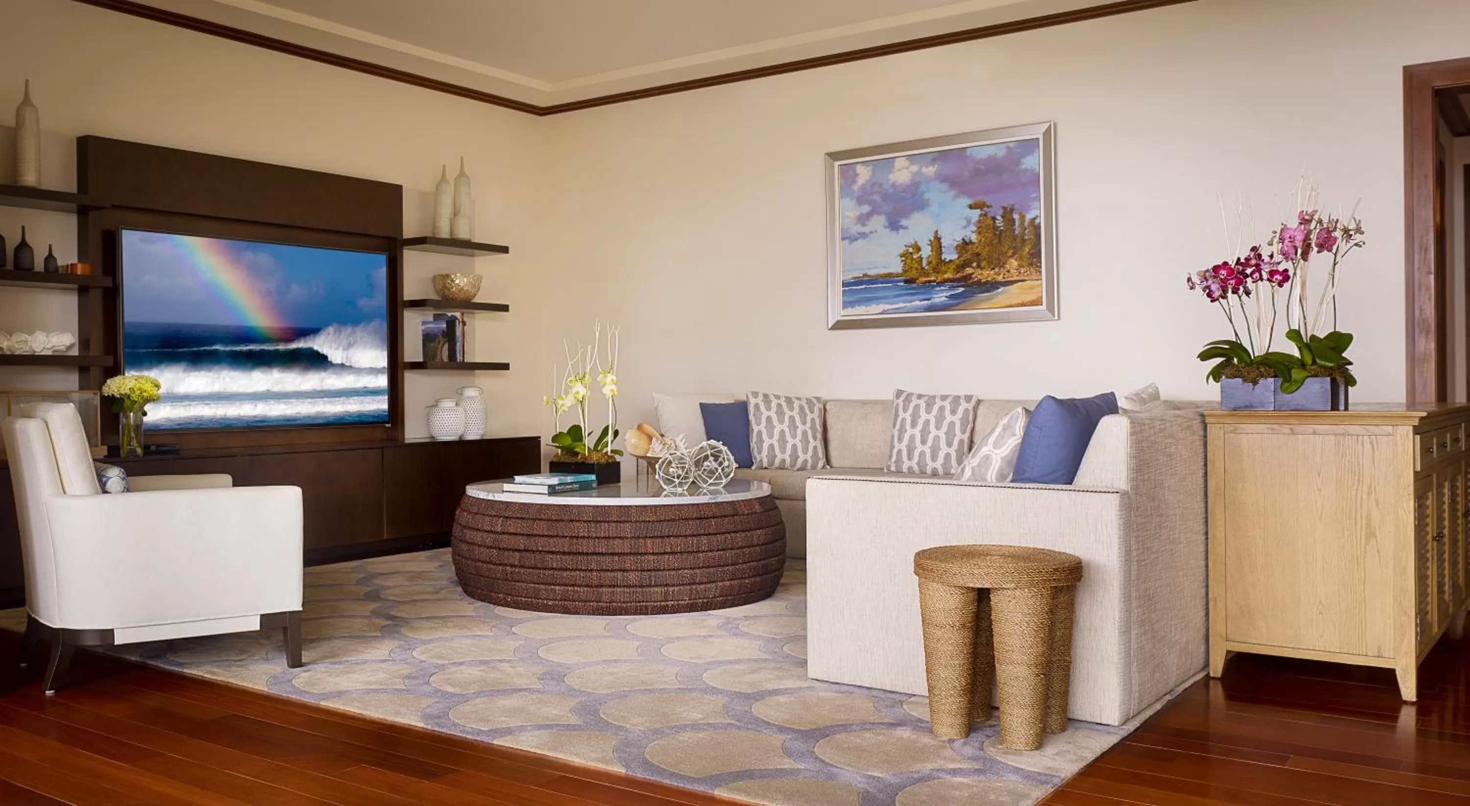 Seating area in Montage Kapalua Bay