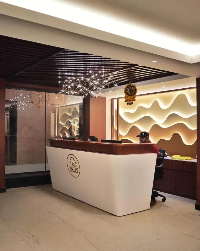 Lobby/Reception in Hotel Sonar Bangla Puri