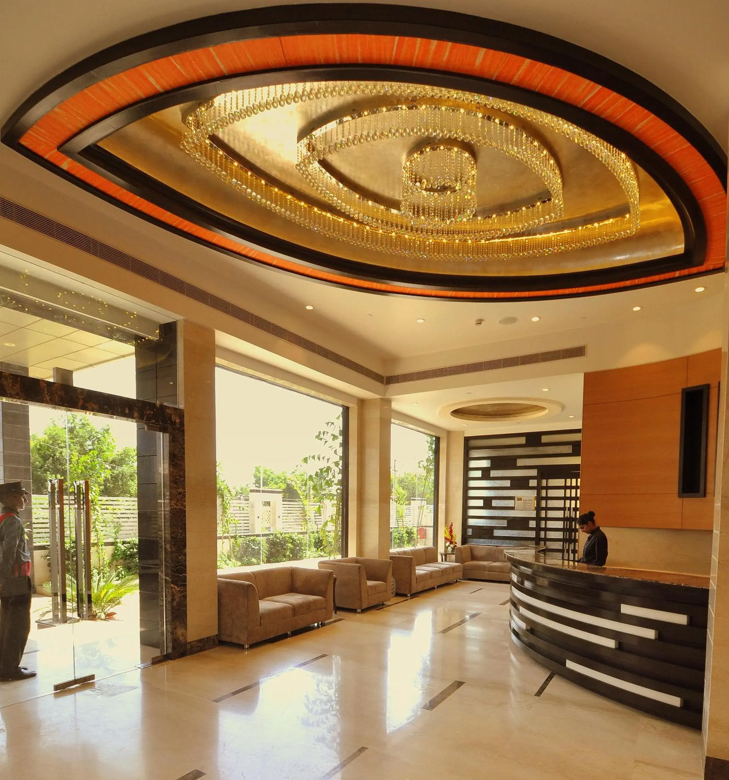 Lobby or reception, Lobby/Reception in Hotel Marigold- Sitapura