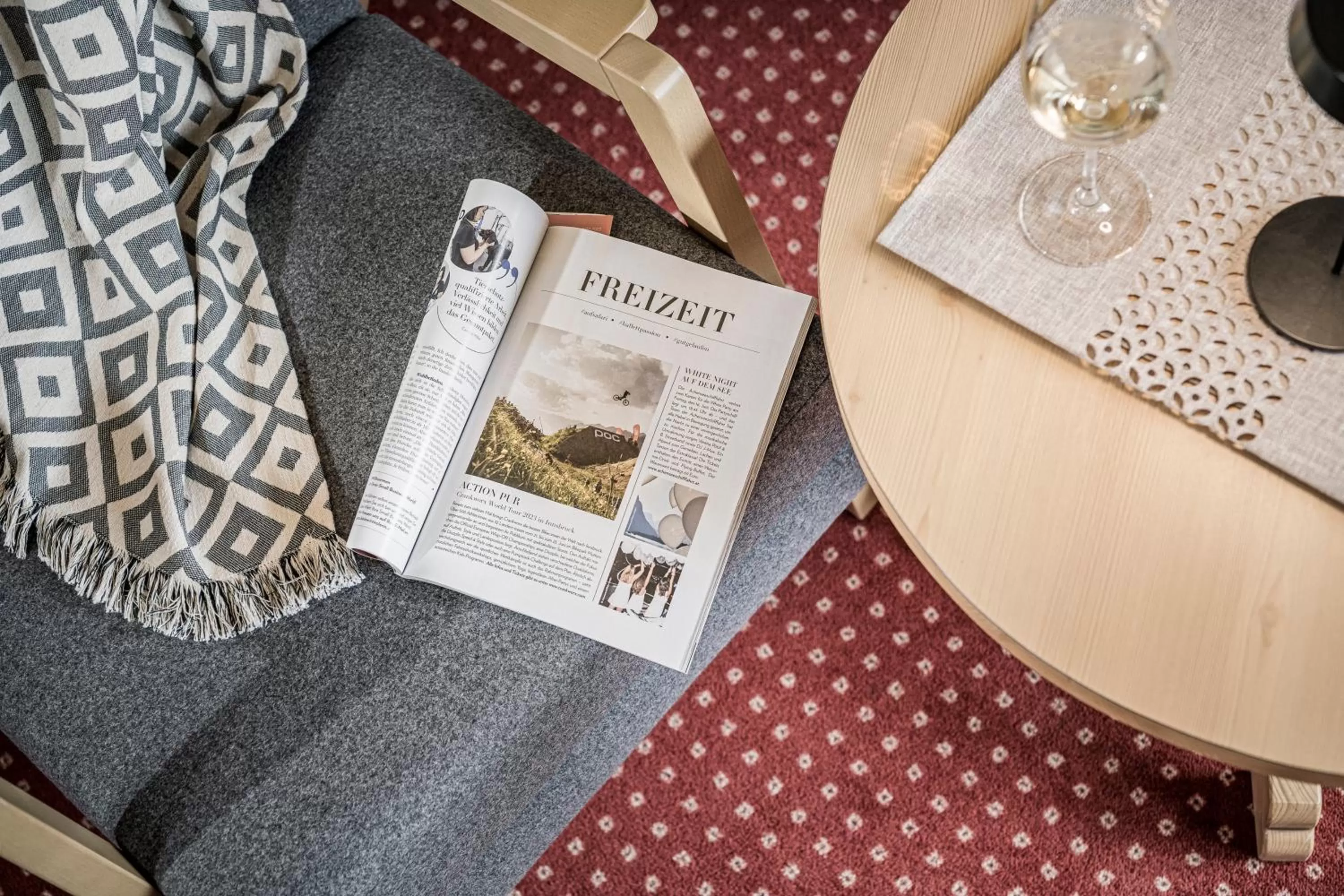 Living room in Biohotel Rastbichlhof