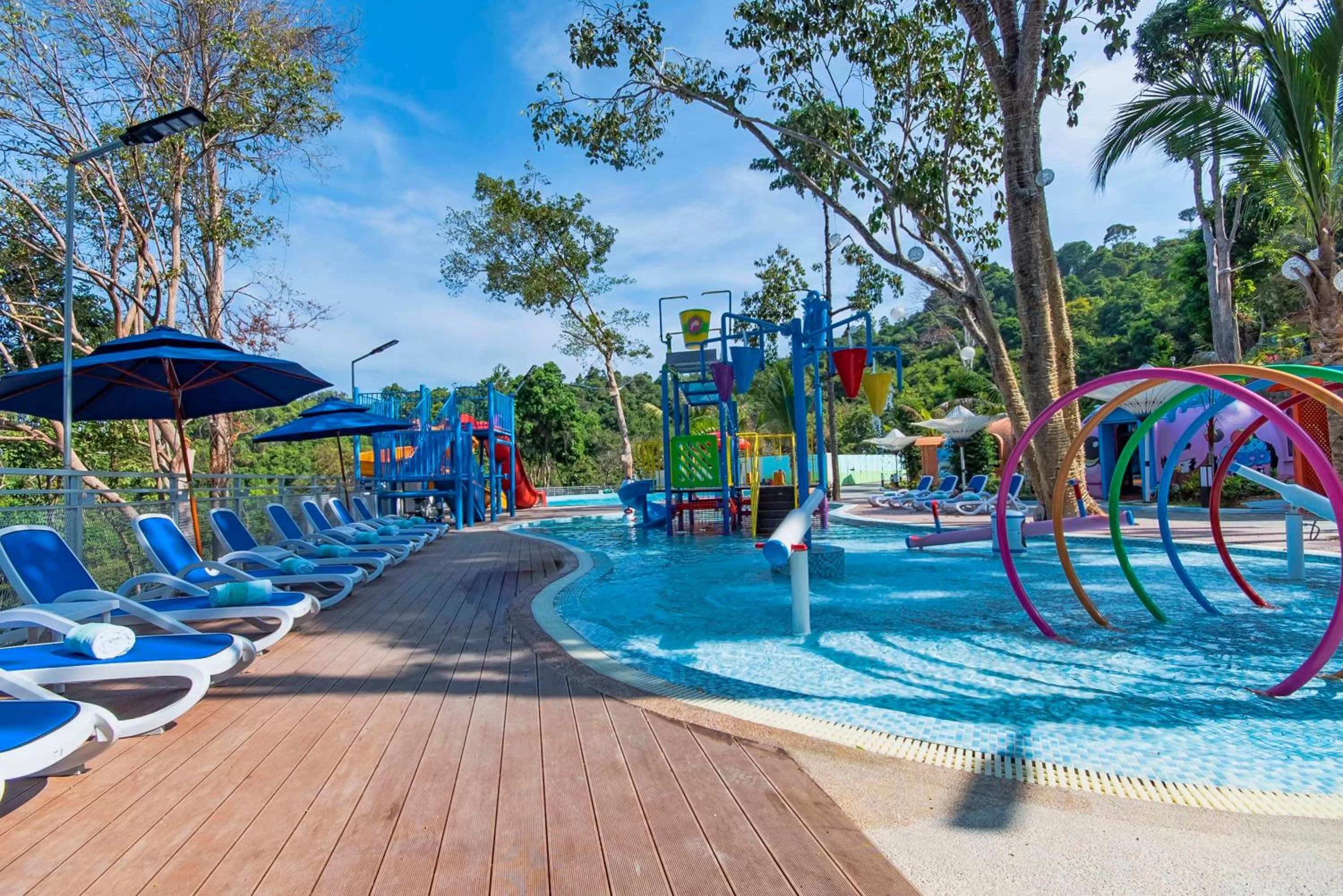 Aqua park in MyRus Resort Langkawi