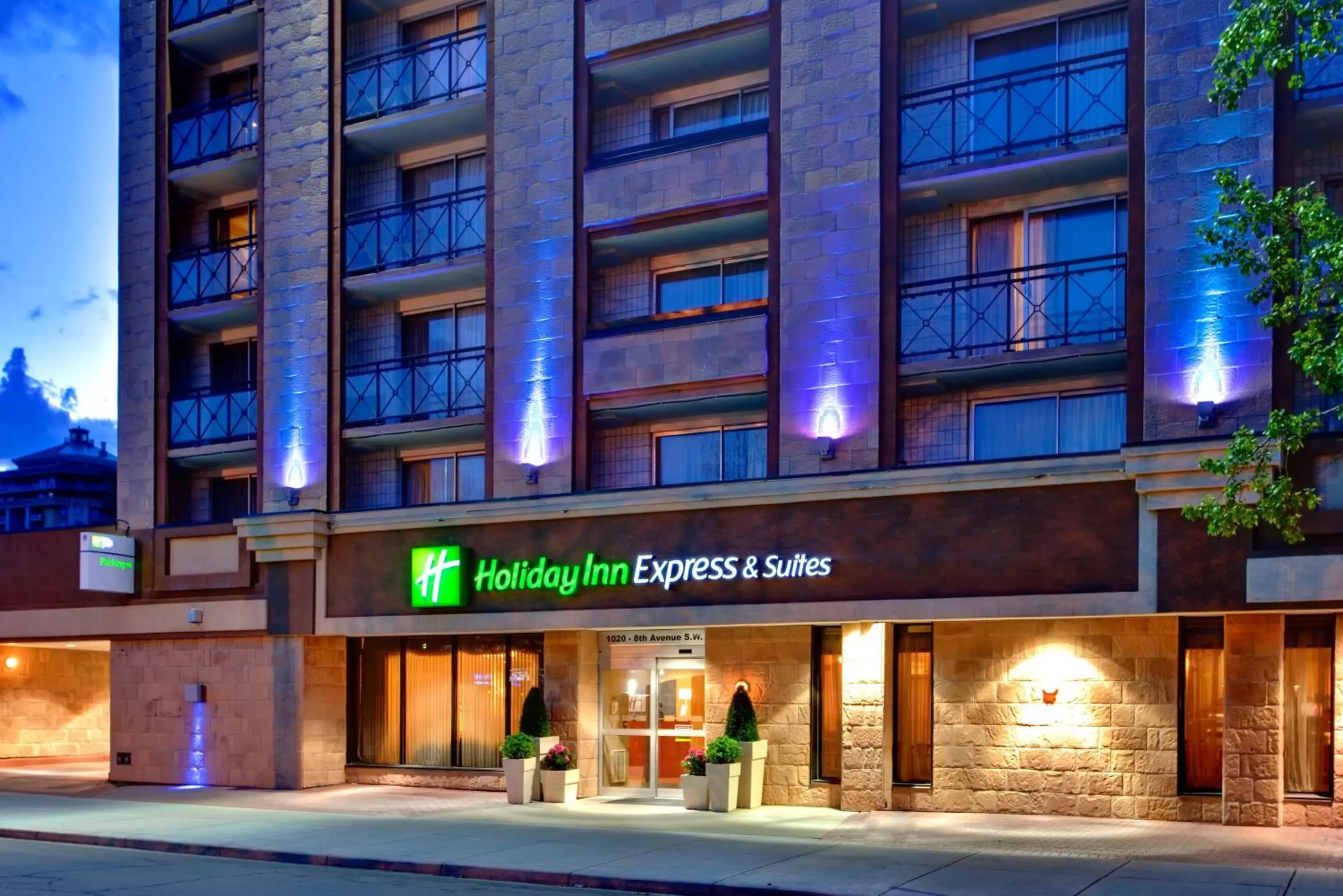 Property building in Holiday Inn Express and Suites Calgary, an IHG Hotel