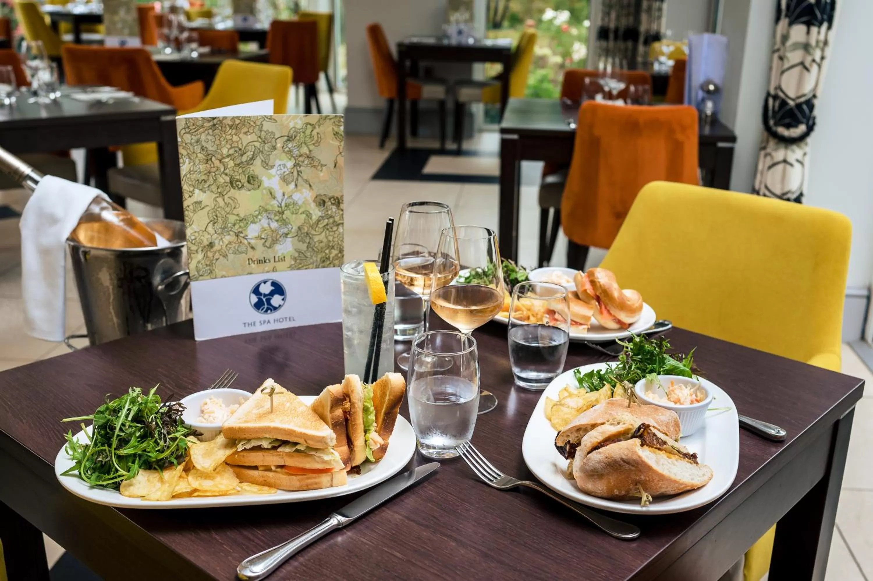 Food and drinks in The Spa Hotel