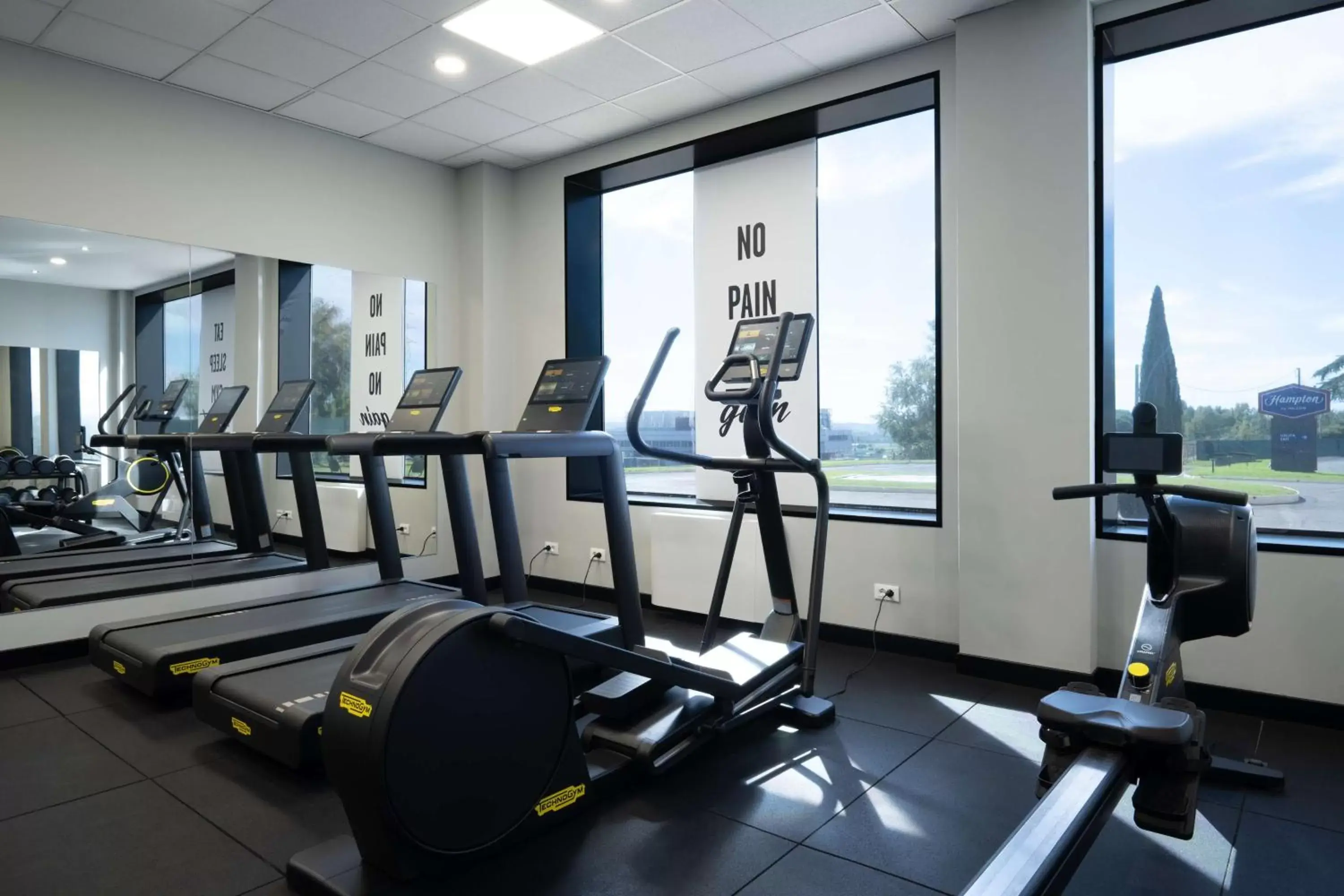 Fitness centre/facilities, Fitness Center/Facilities in Hampton by Hilton Rome North Fiano Romano