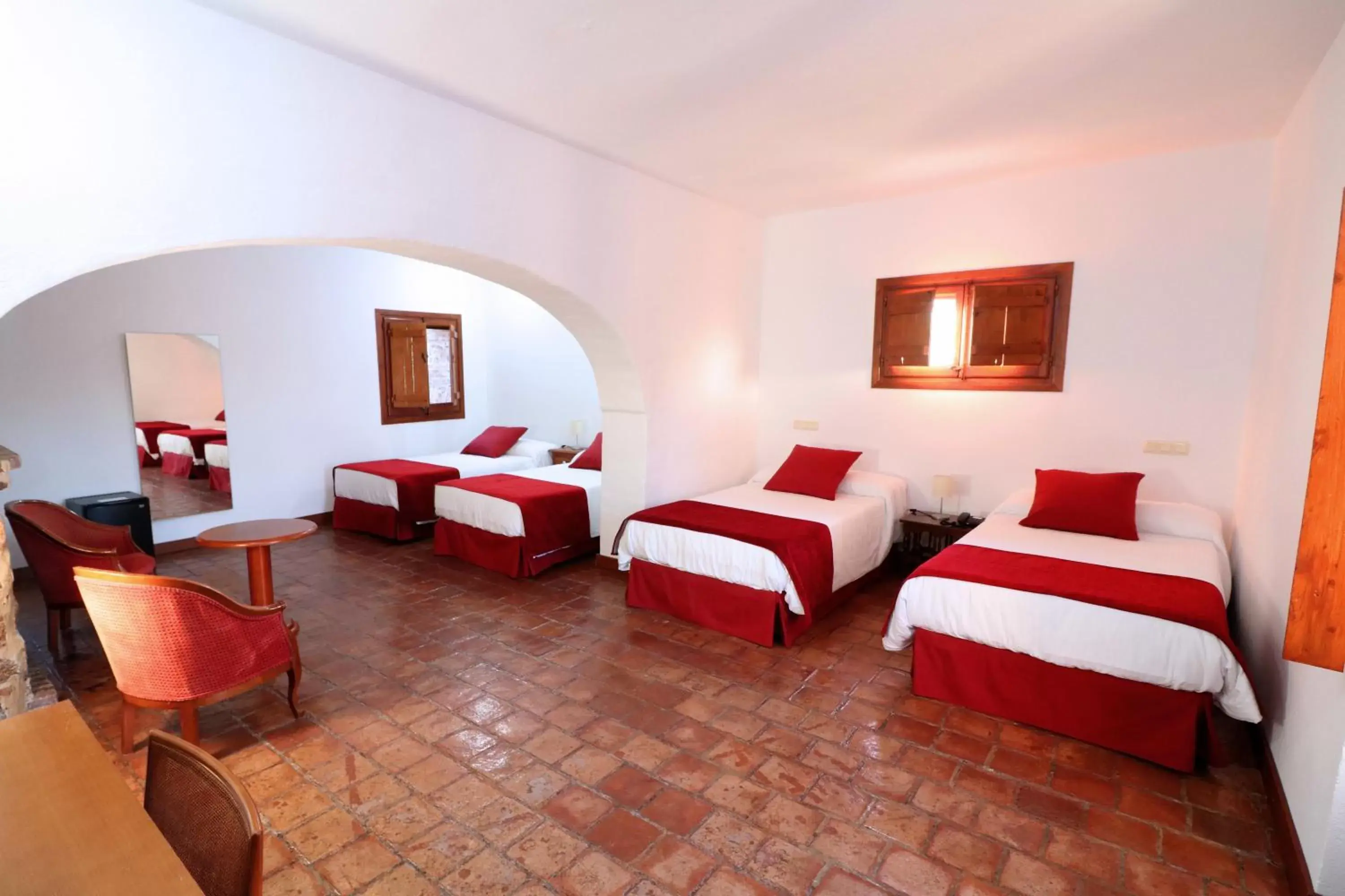 Photo of the whole room, Bed in Hotel Monasterio de Rocamador