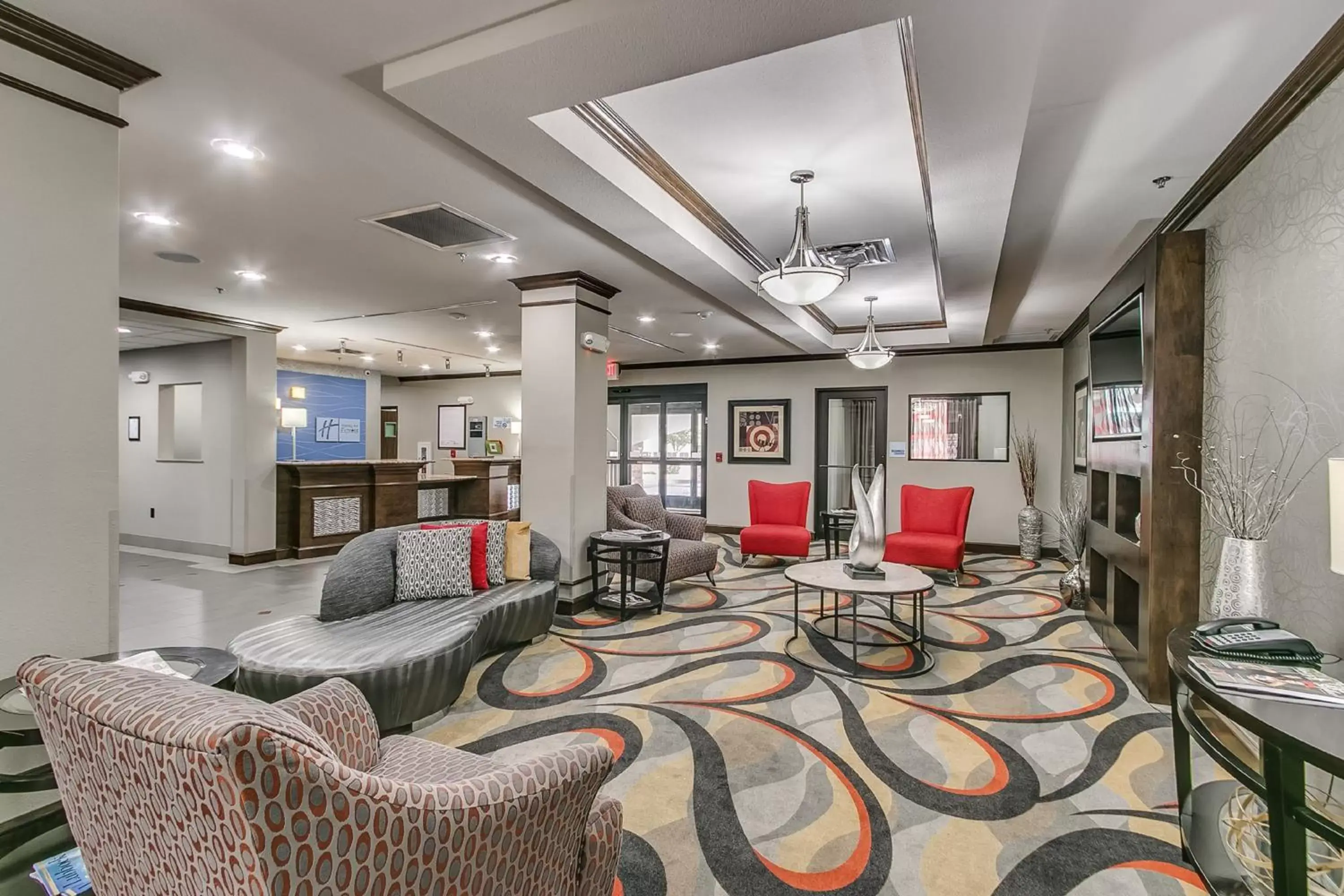 Property building, Lobby/Reception in Holiday Inn Express and Suites Lubbock South, an IHG Hotel